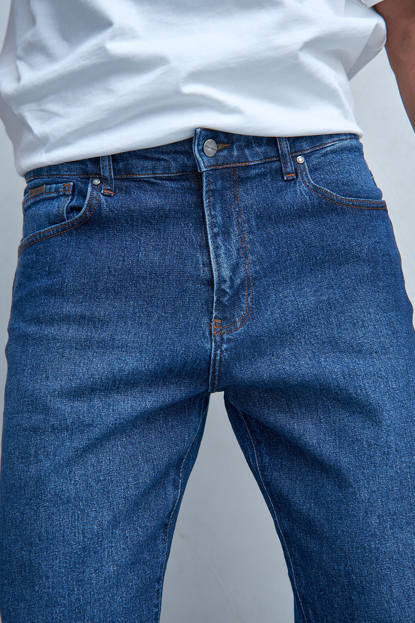 VM-232-33-010 Джинсы DAD Van Mich Синий