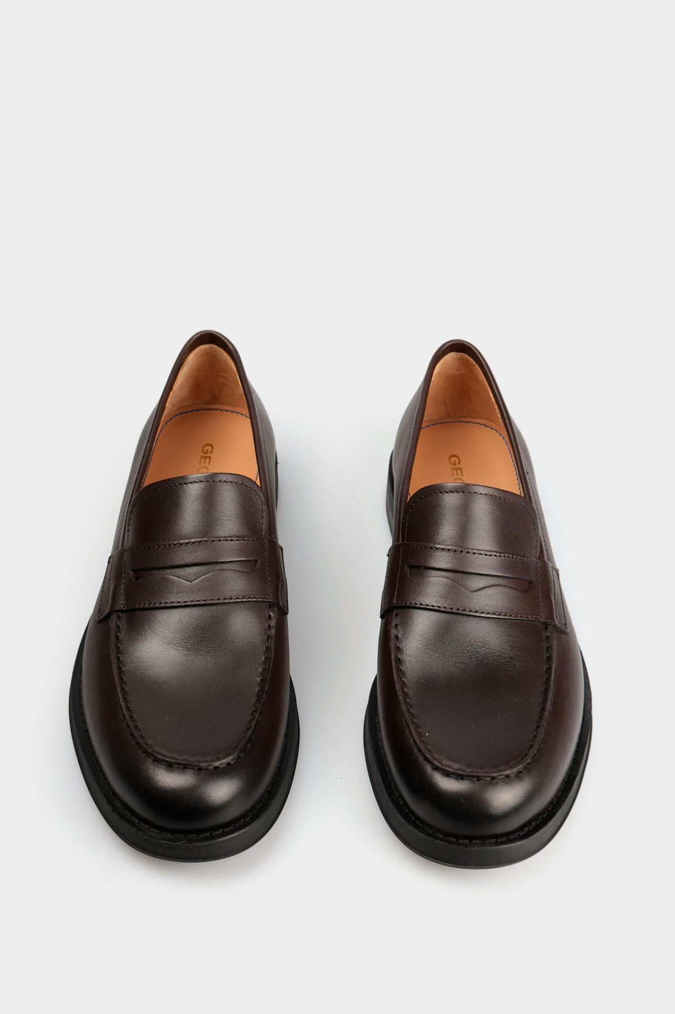 U658KB00039 Лоферы Geox Коричневый