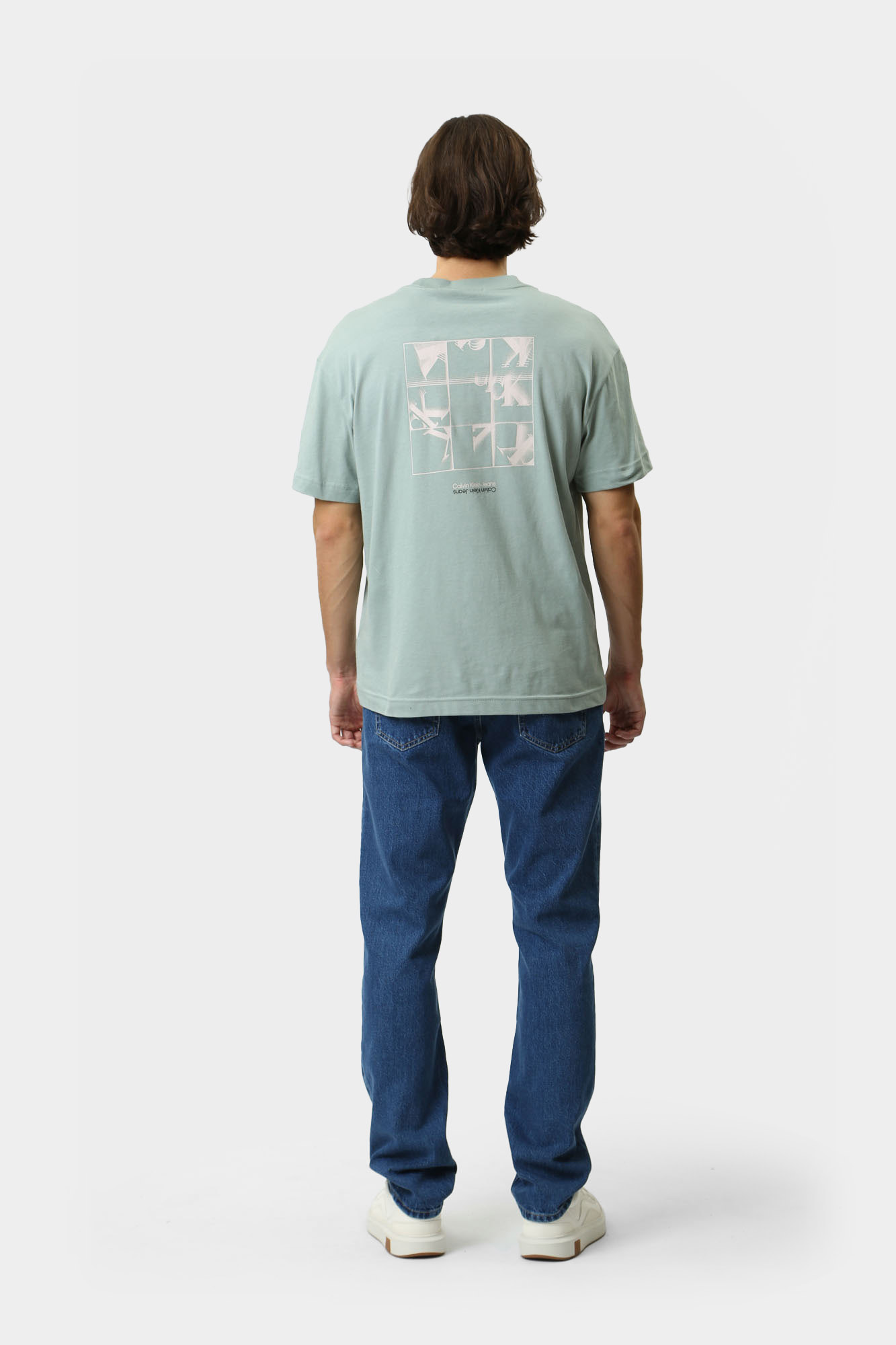 J30J325688 Футболка Calvin Klein Jeans Зеленый