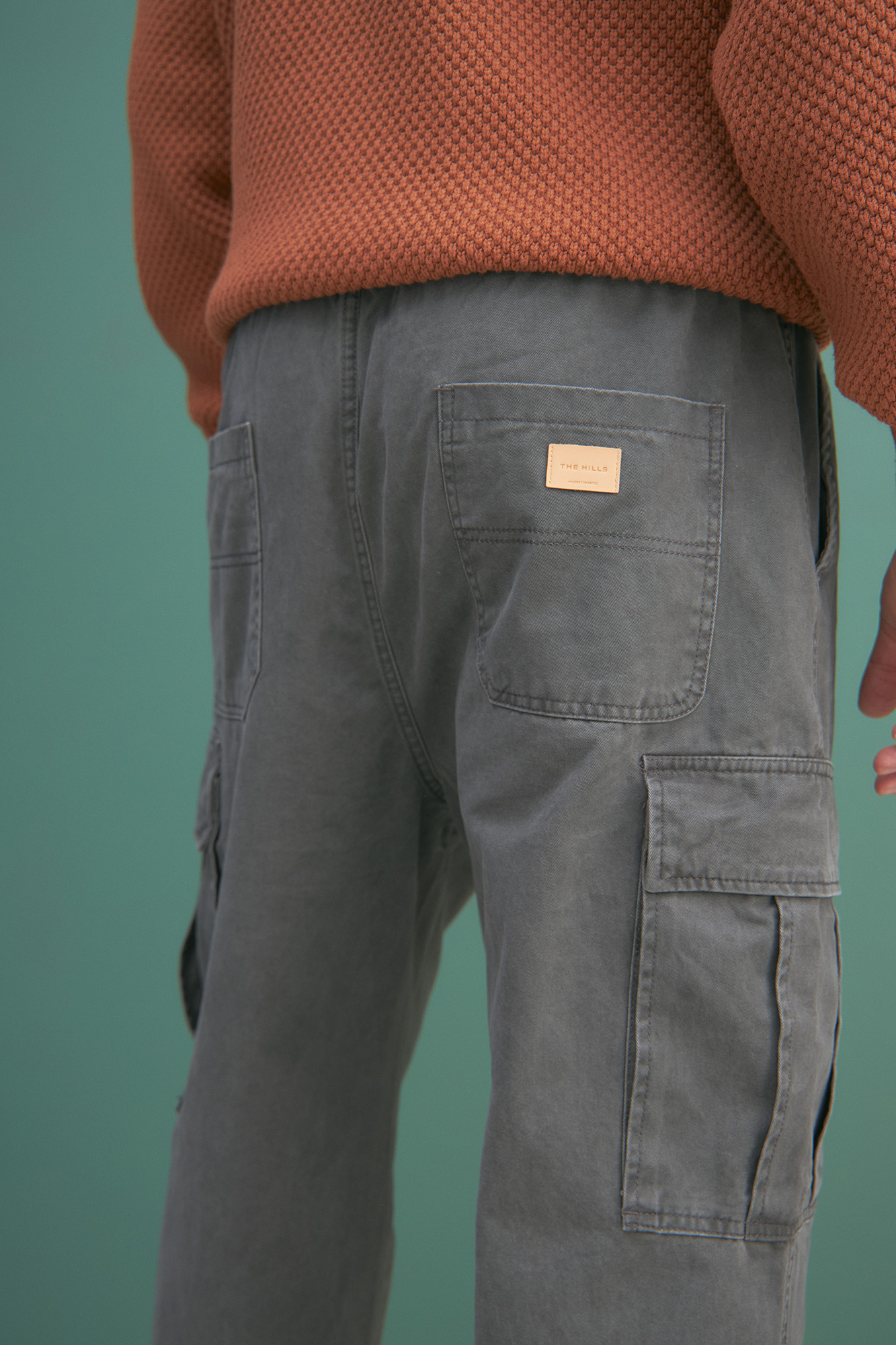 M-232-QW-7913 Брюки The Hills Серый