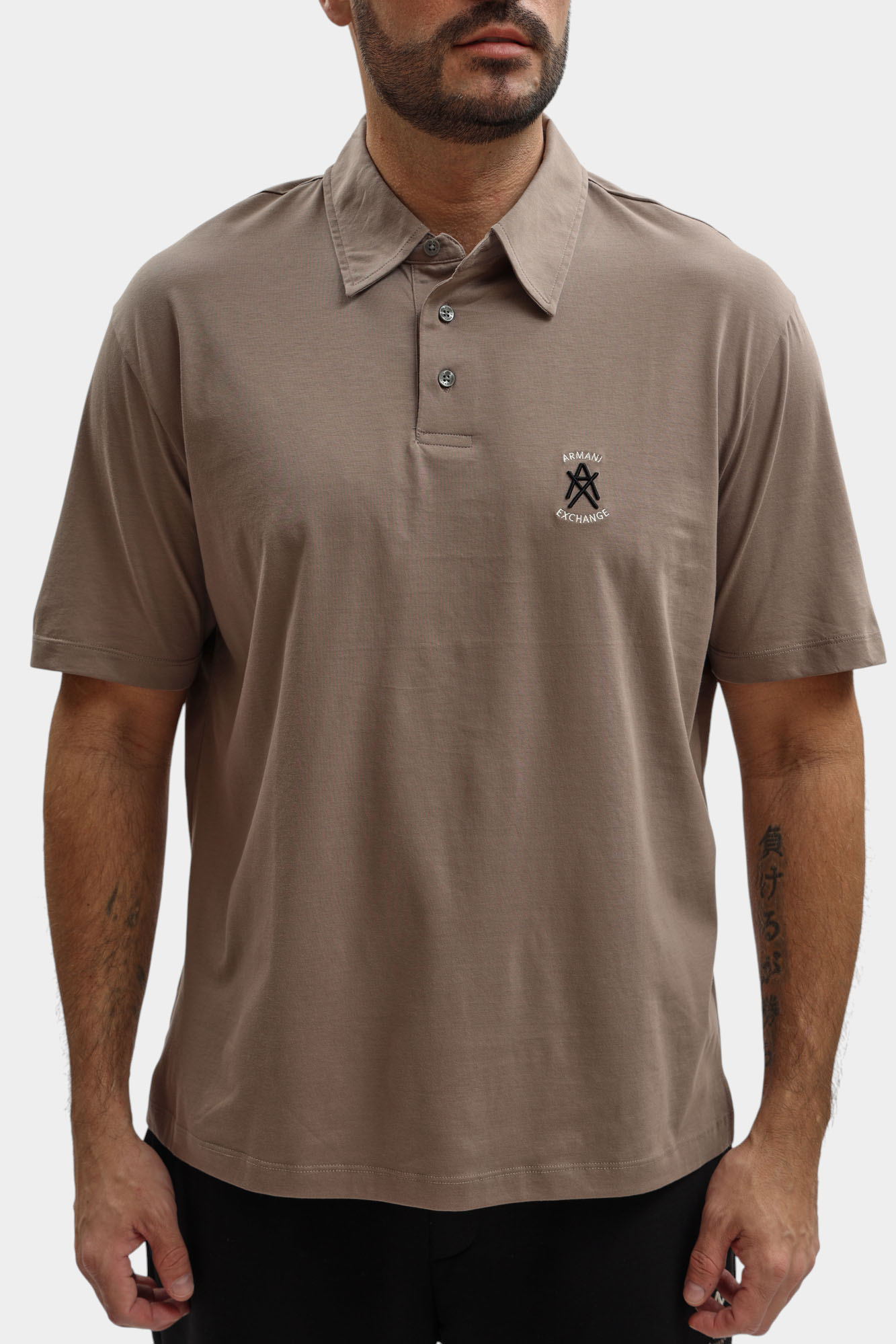 XM002209_AF10364 Поло Armani Exchange Коричневый