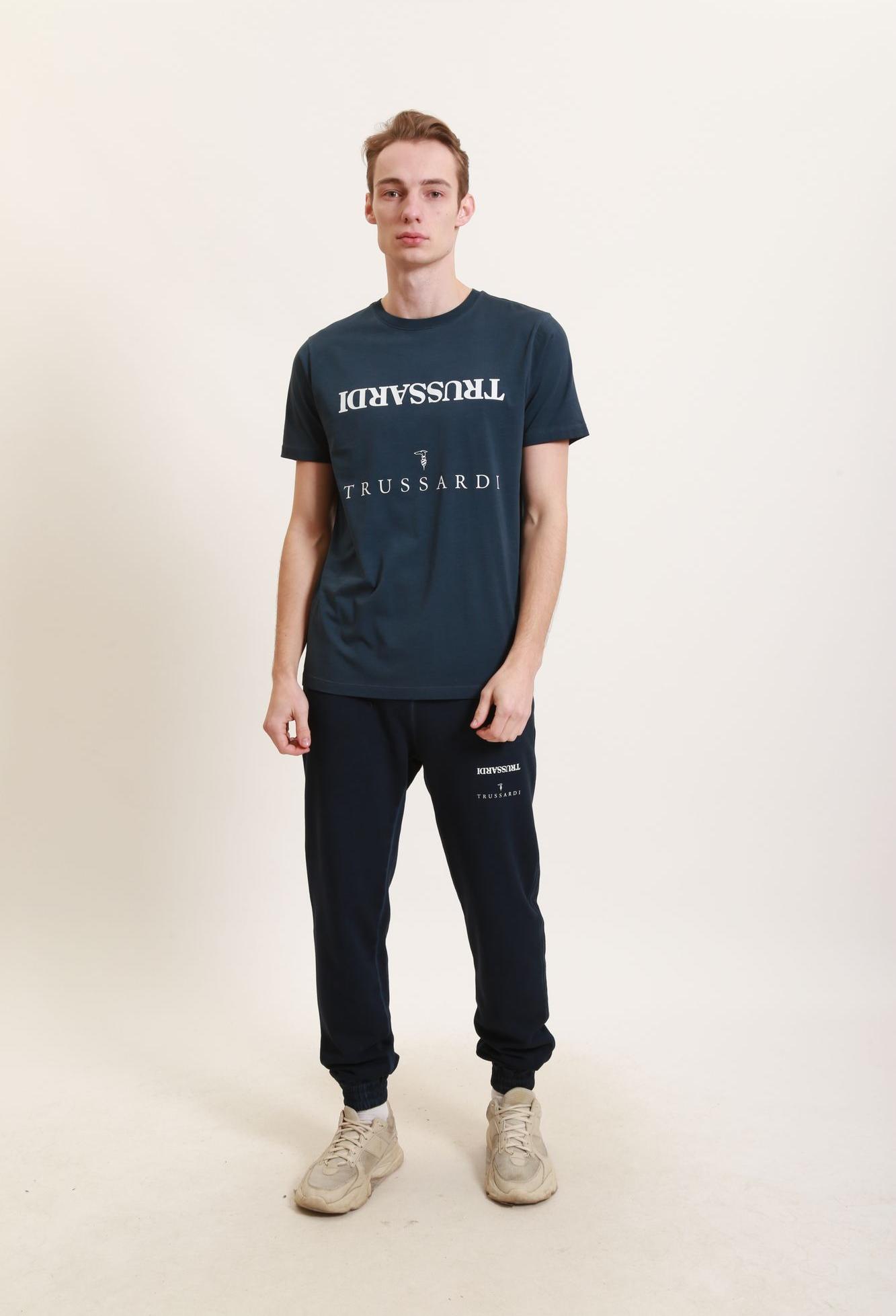 52P00210-1T005623 Брюки спортивные джоггеры Trussardi Синий