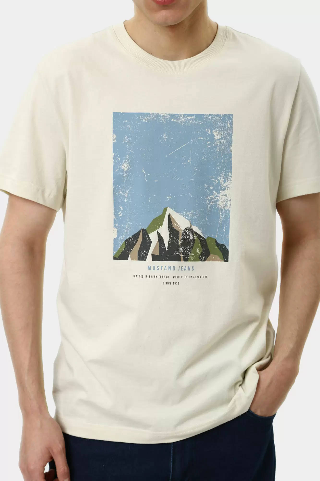 1015840 Футболка Mustang Серый