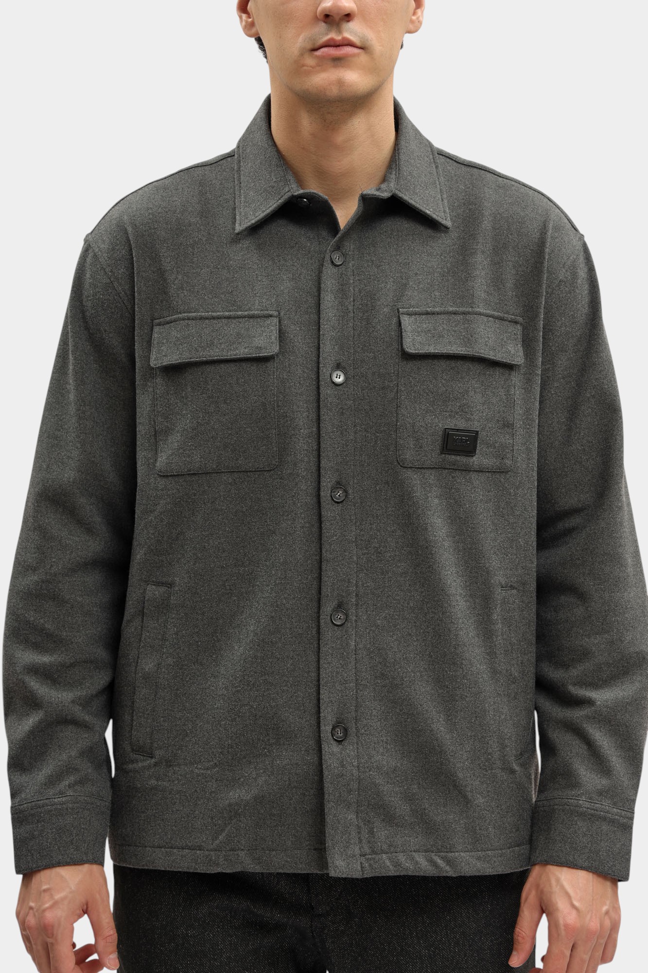 554566_605980 Рубашка Karl Lagerfeld Серый