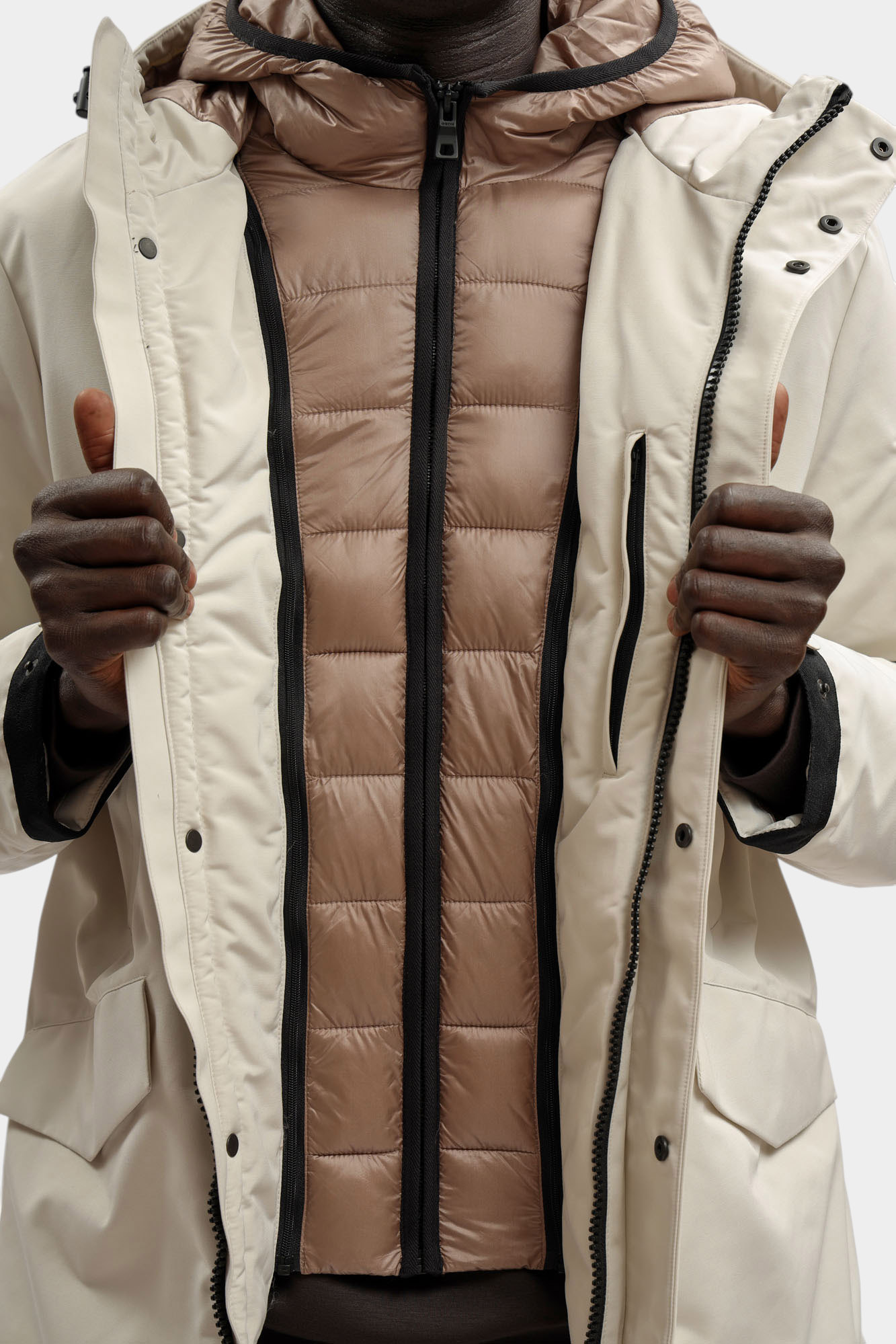 M5628FT3285 Куртка парка Geox Молочный