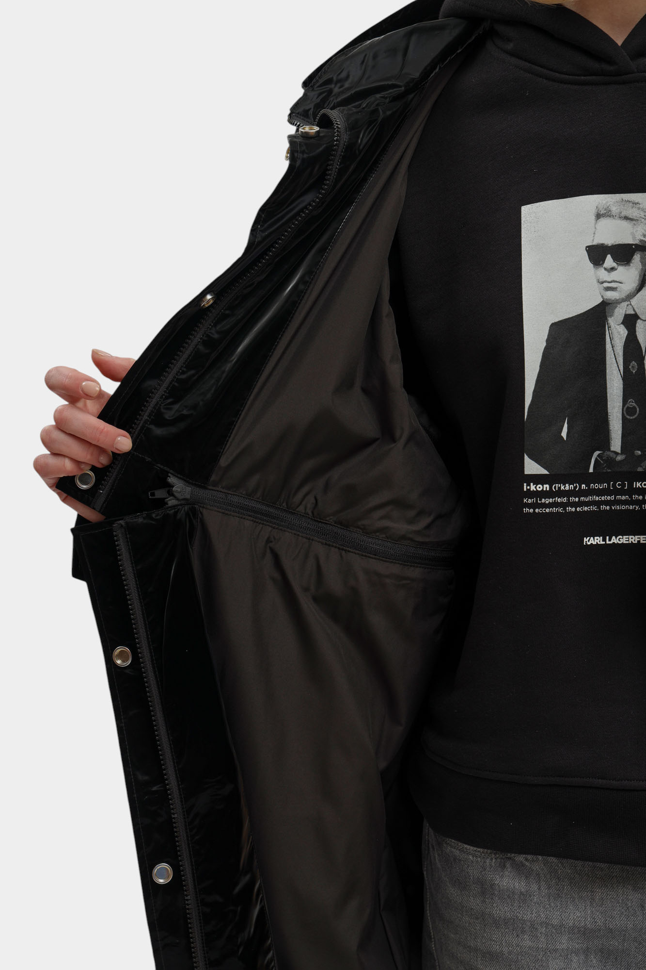 B1W15006 плащ karl lagerfeld 