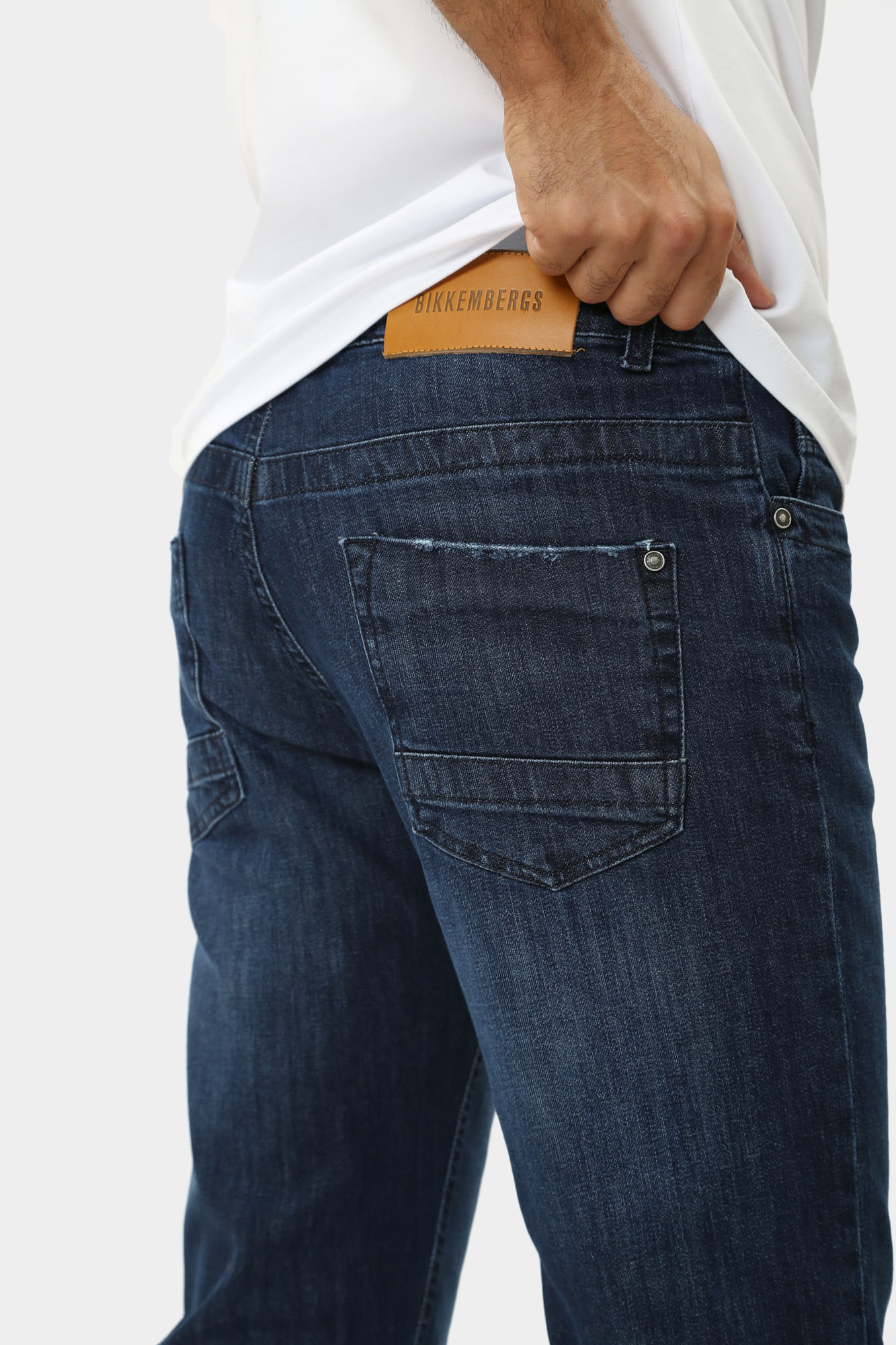 PBMD0006 Брюки джинсовые Bikkembergs Синий