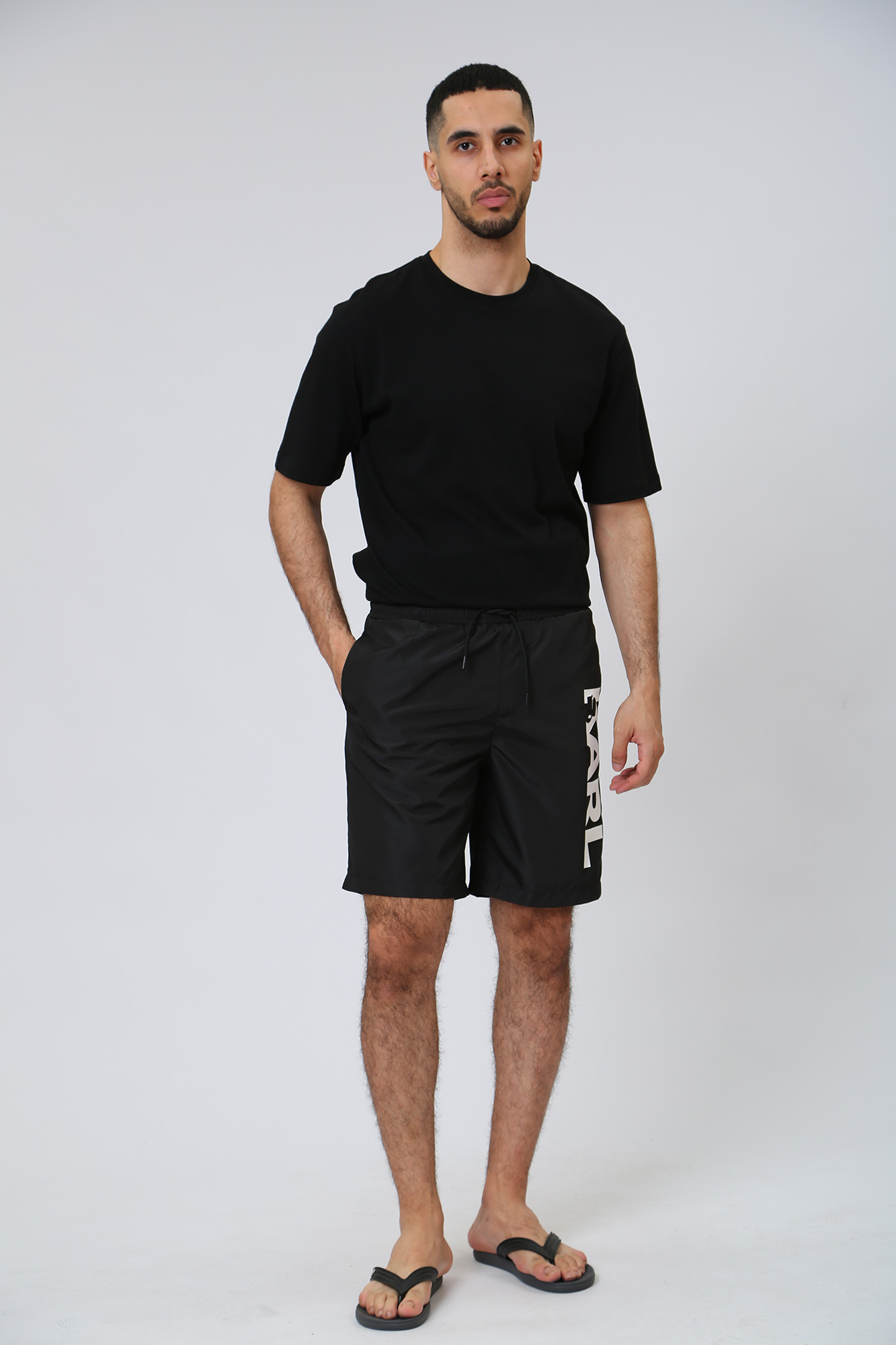 231M2209 Шорты плавательные Karl Lagerfeld Черный