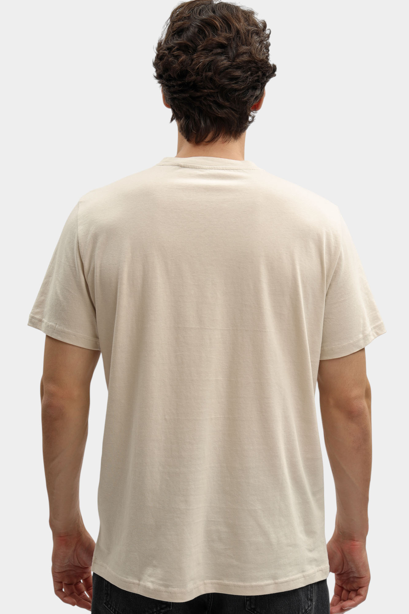 1017133 Футболка Mustang Бежевый