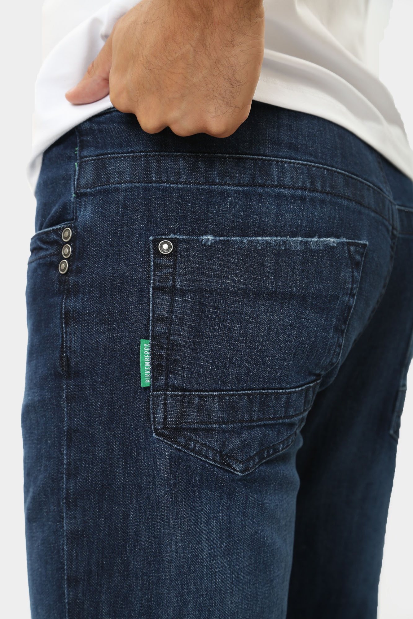 PBMD0006 Брюки джинсовые Bikkembergs Синий