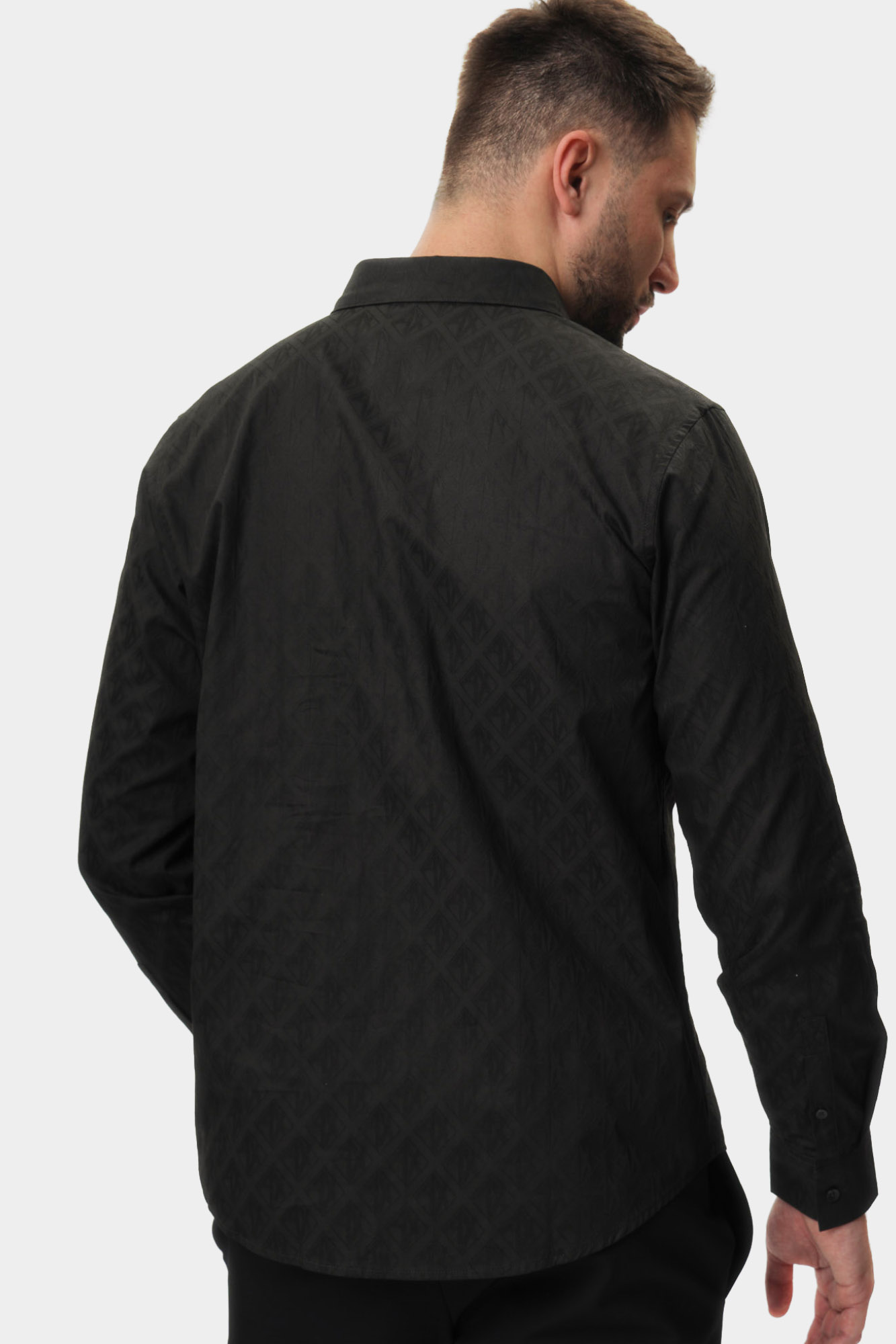 XM000197_AF12179 Рубашка с длинным рукавом Armani Exchange Черный