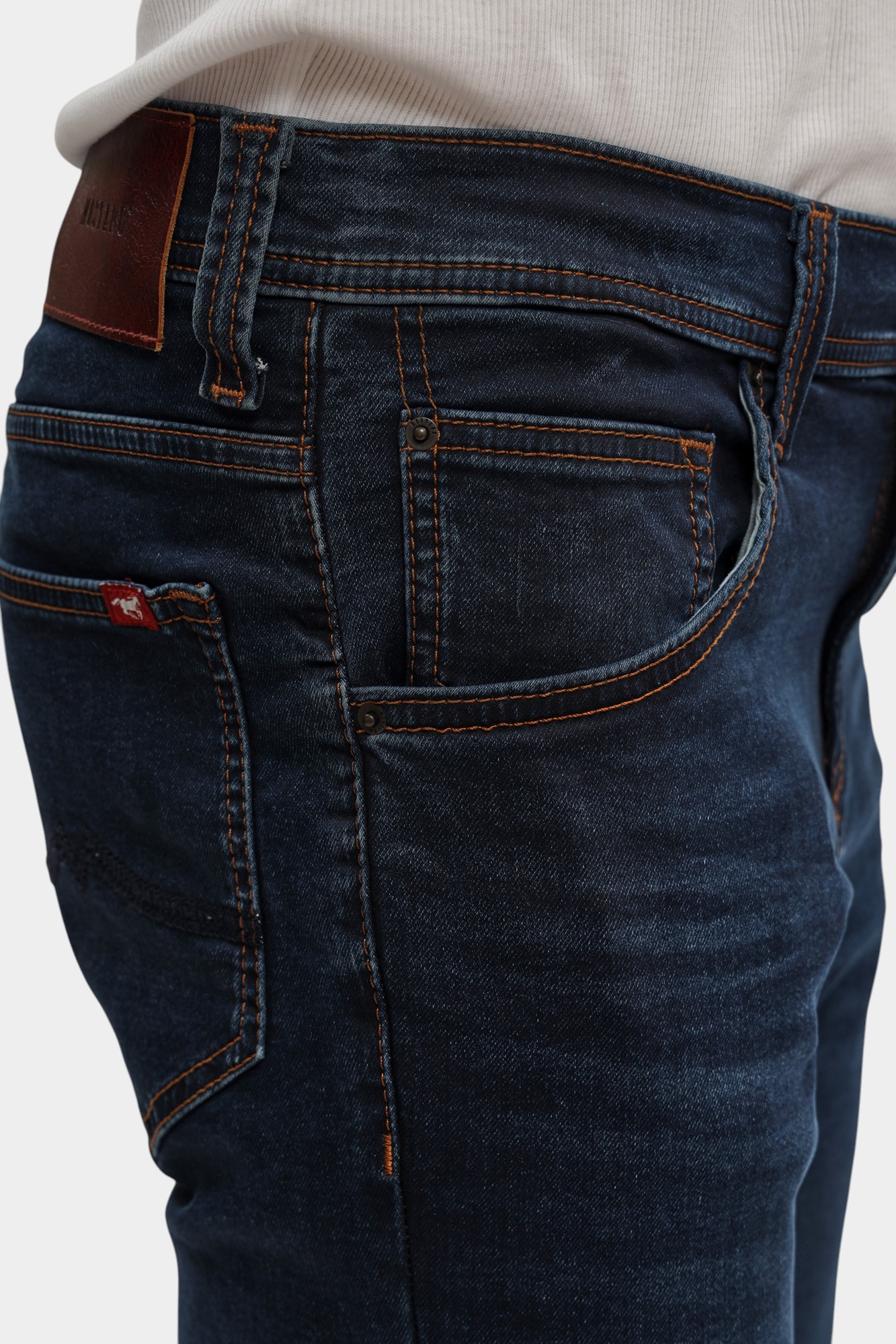 1016349-5000 Шорты джинсовые Mustang Синий