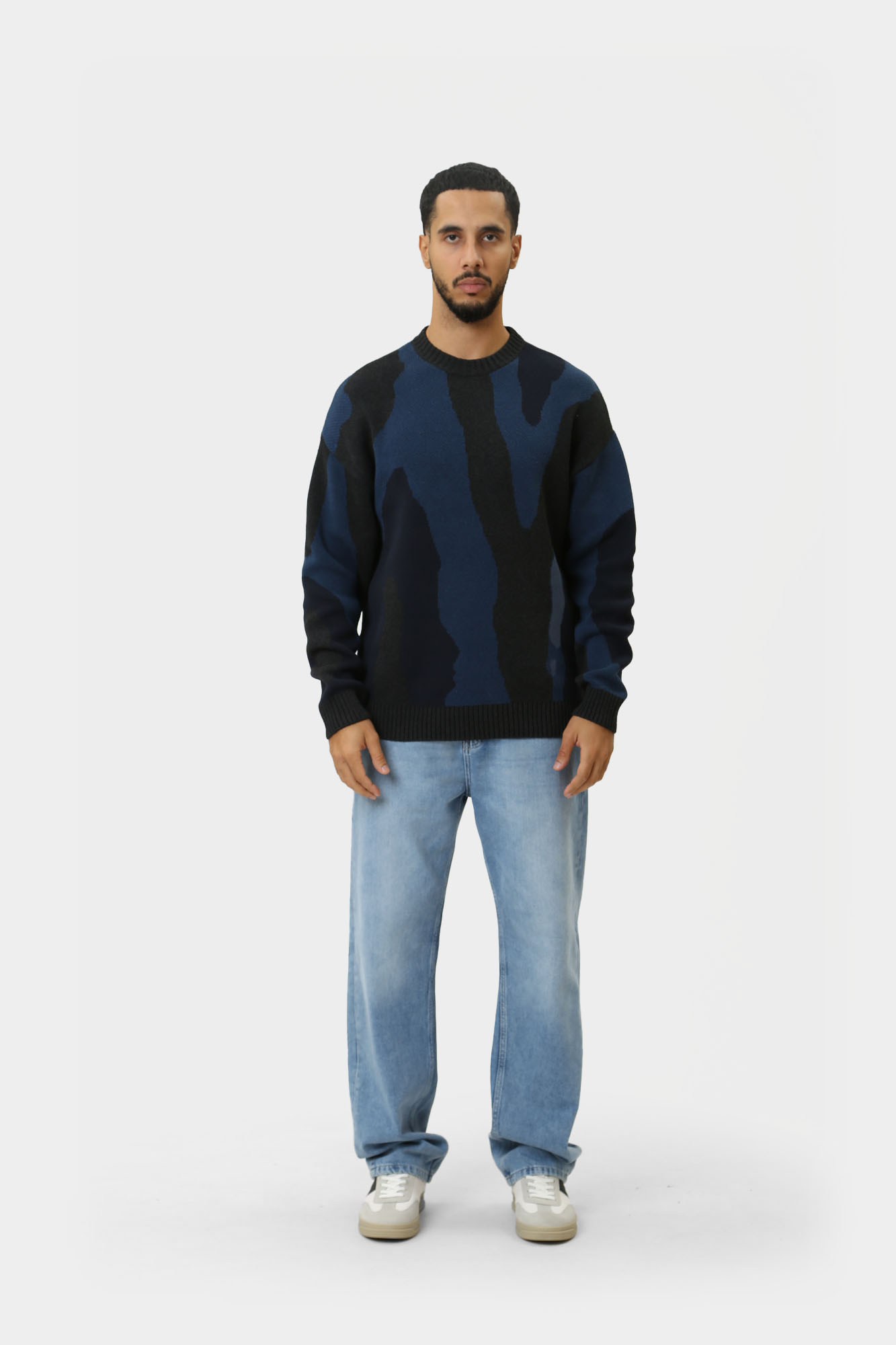 1015473 Свитер Mustang Синий