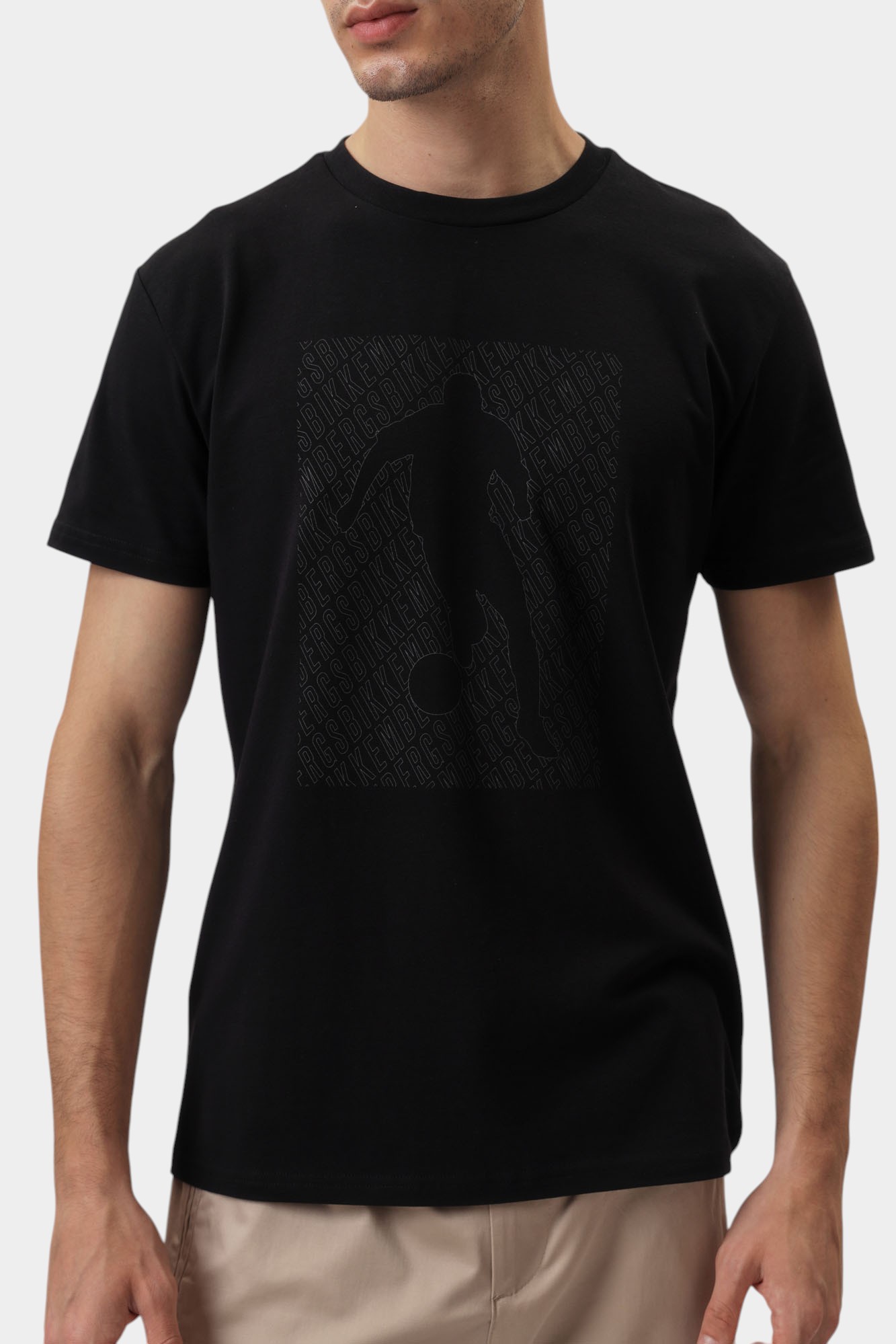 BMT0901 Футболка Bikkembergs Черный