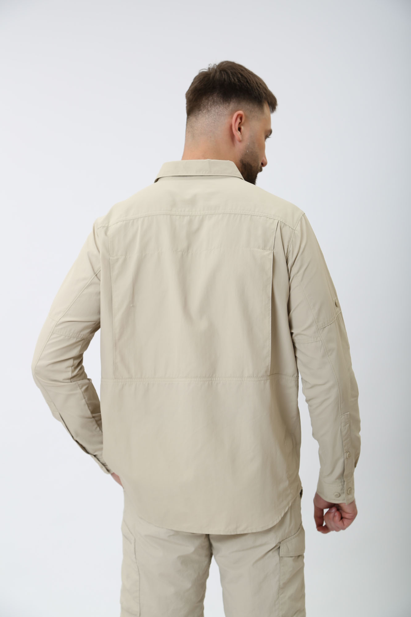 1839311 Рубашка с длинным рукавом Columbia Бежевый