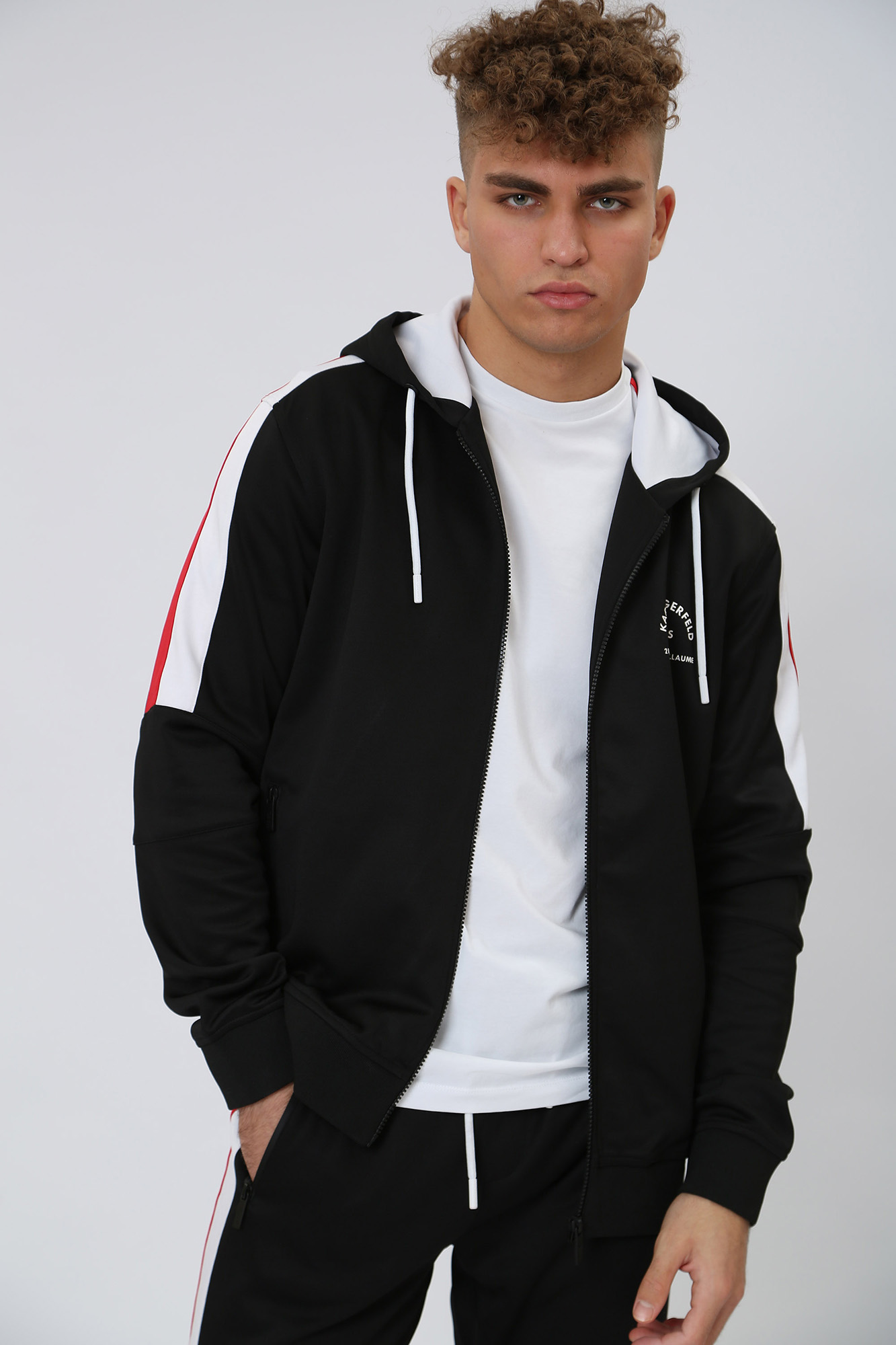 532905_705430 Толстовка с капюшоном Karl Lagerfeld Черный