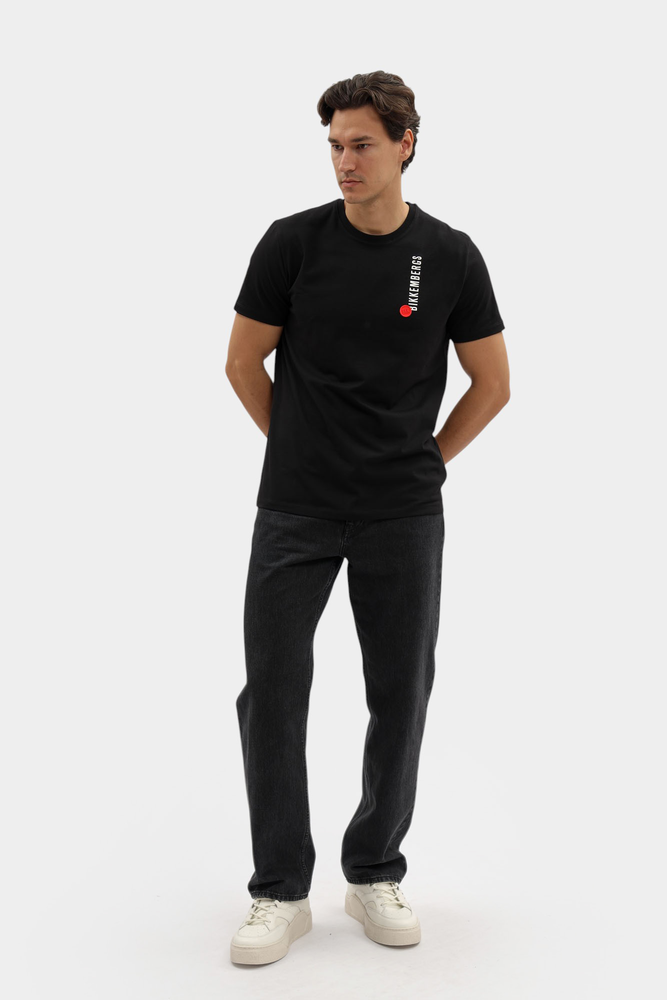 BMT1238 Футболка Bikkembergs Черный