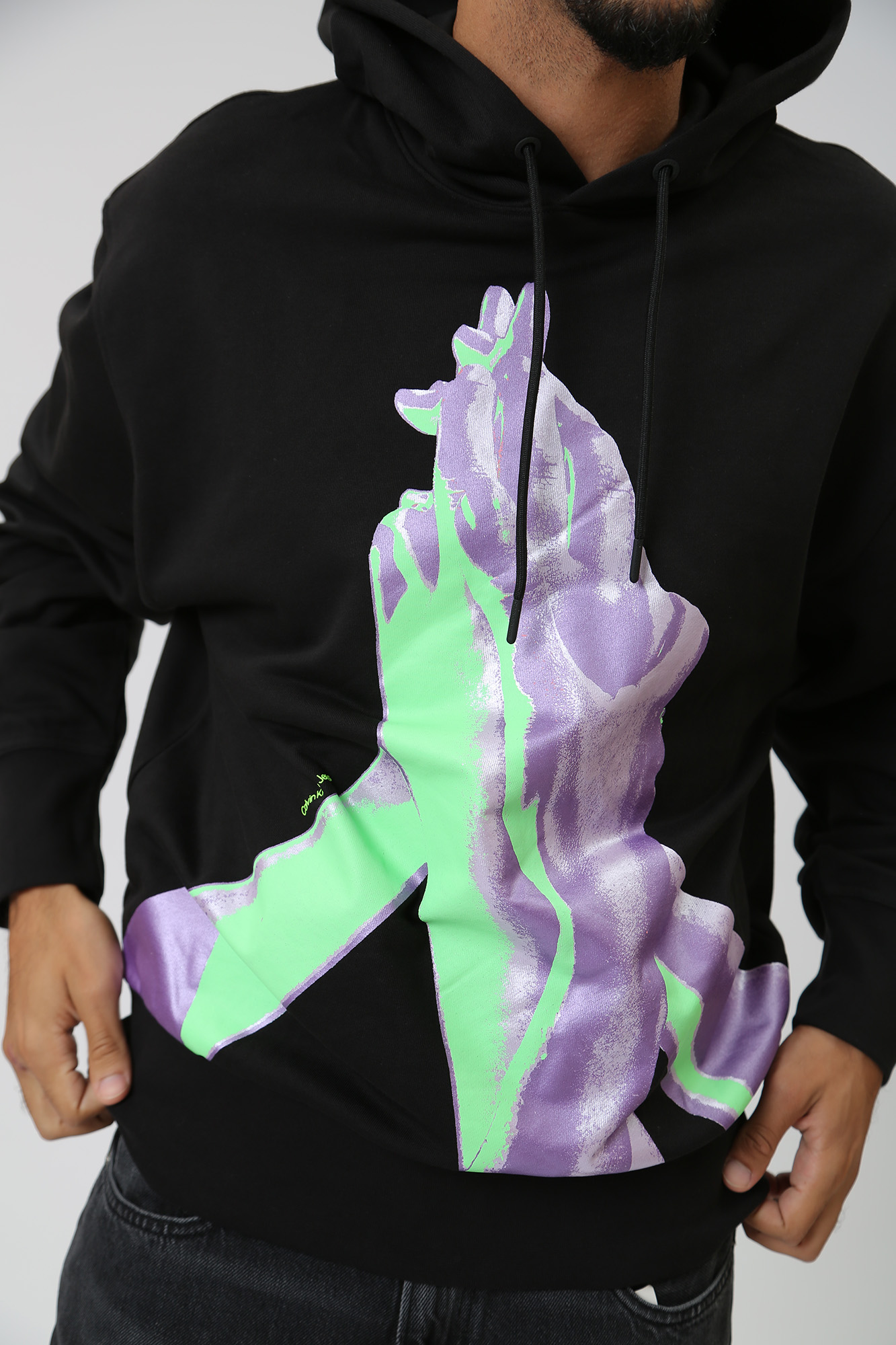 J30J324309 Худи Calvin Klein Jeans Черный