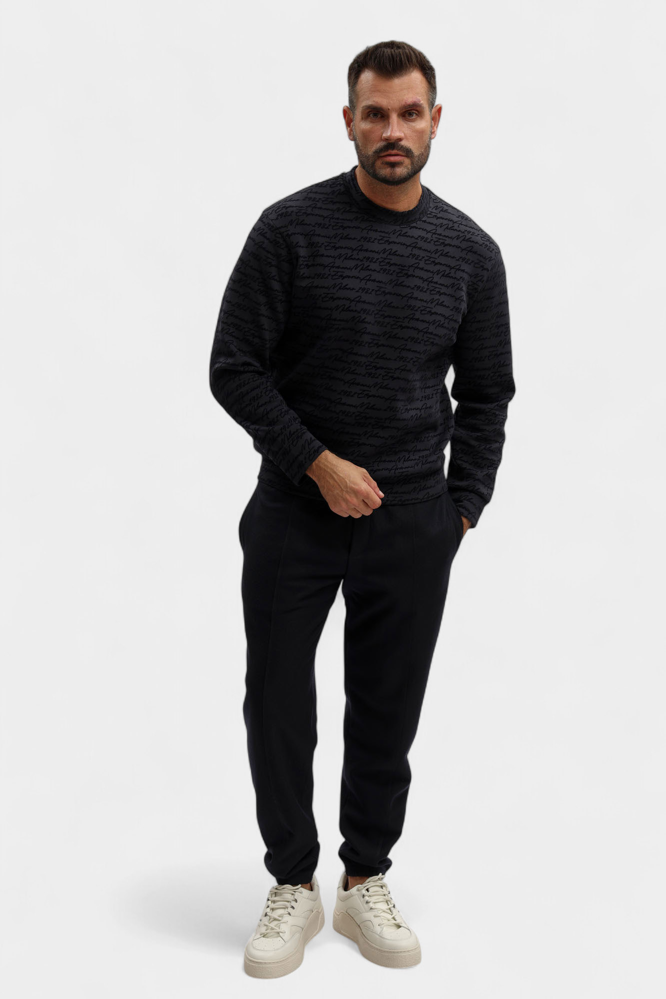 EM002900_ AF10013 Свитшот Emporio Armani Синий