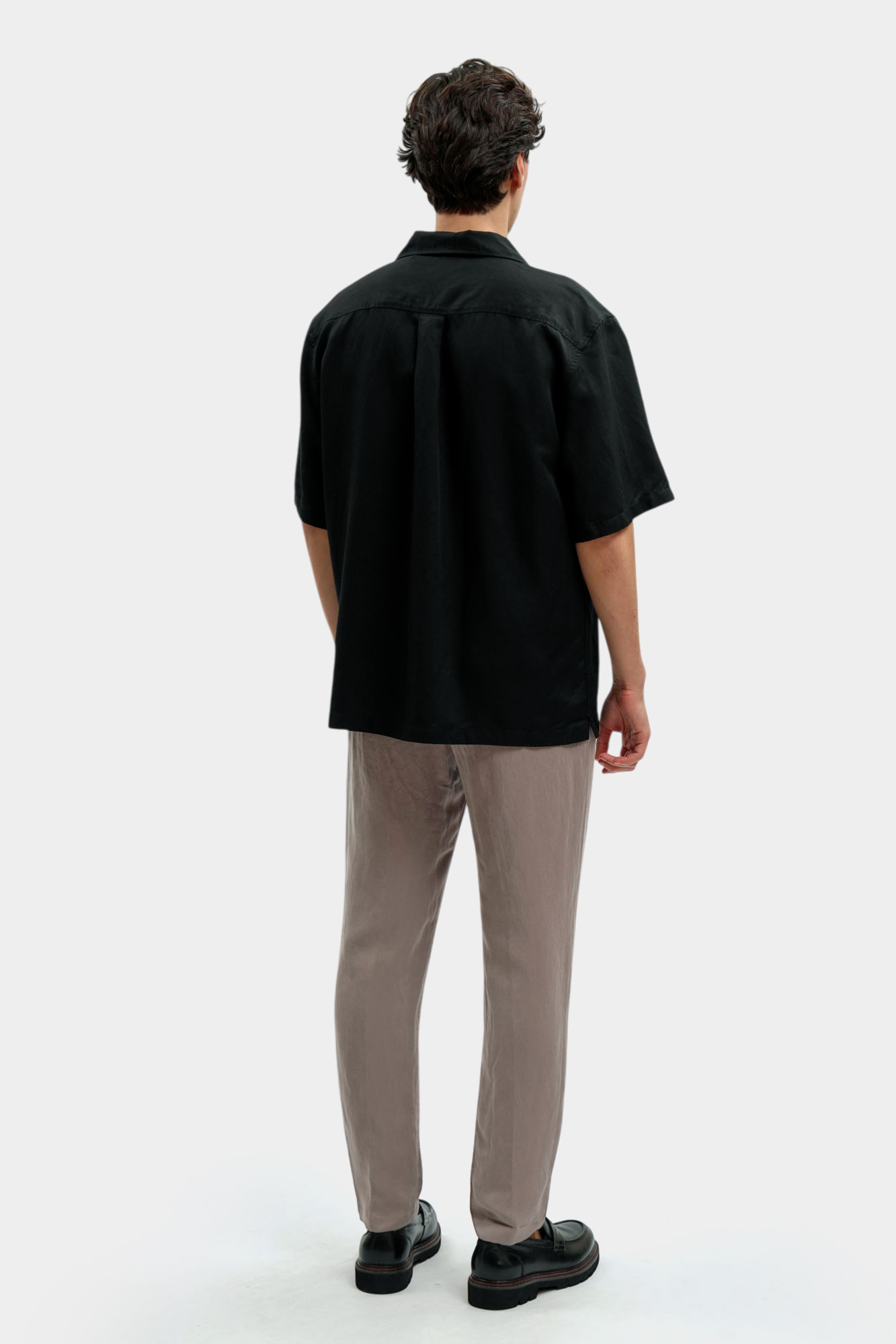 30102699_10015385 Брюки льняные Strellson Серый