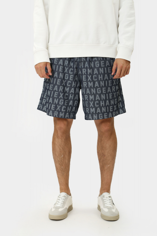 Поло Armani Exchange Хлопок Черный