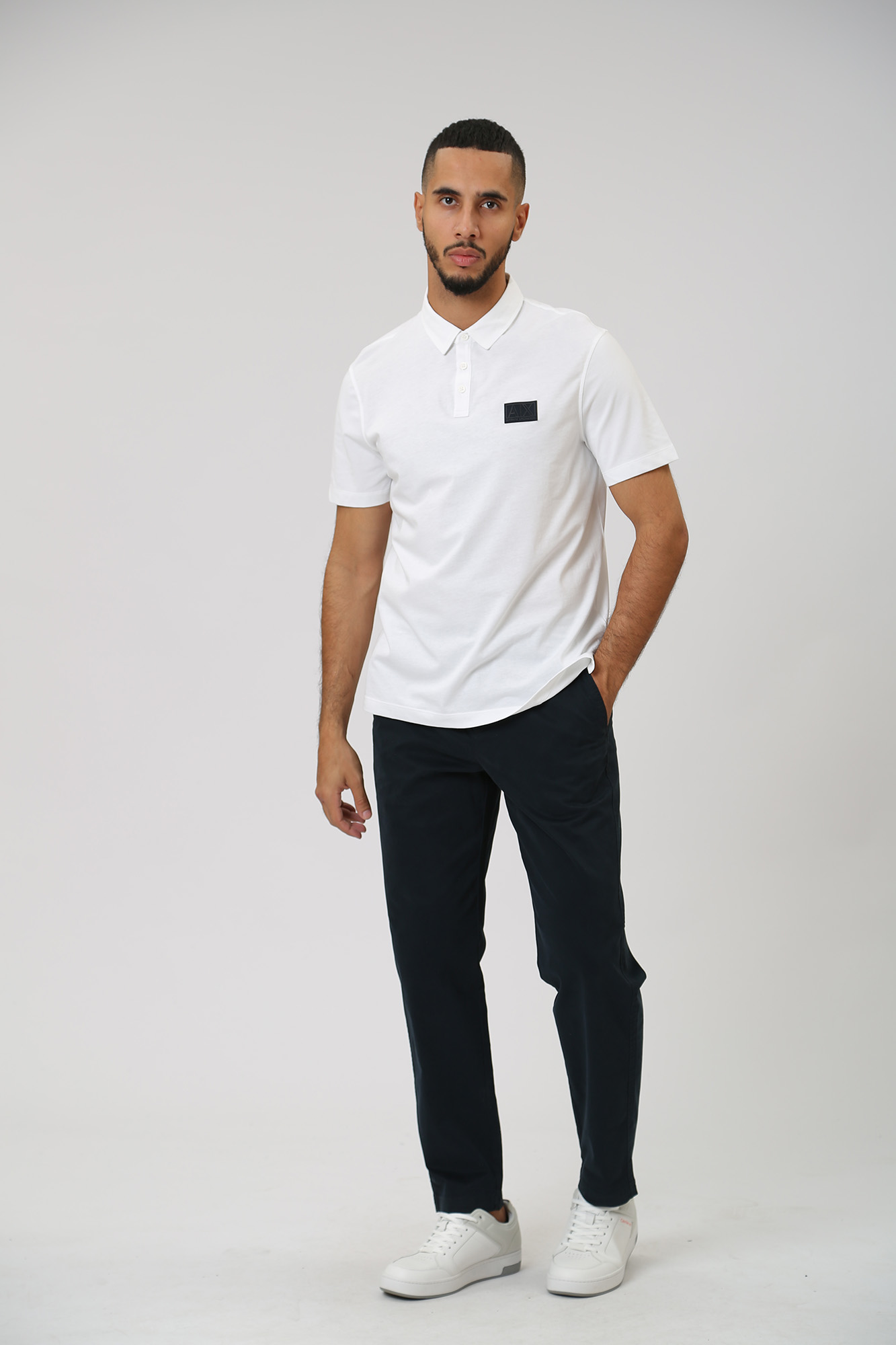 6RZP32_ZN2LZ Брюки чиносы Armani Exchange Синий