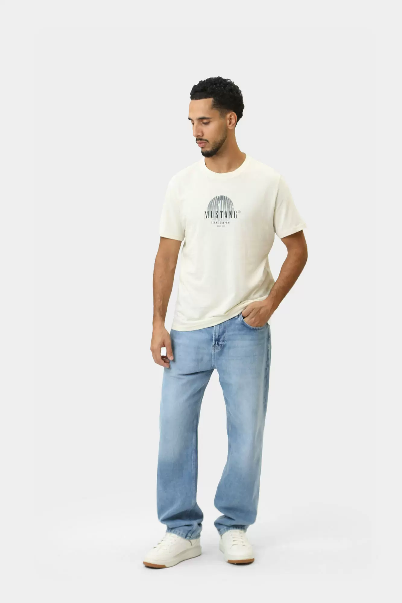 1015646 Футболка Mustang Белый
