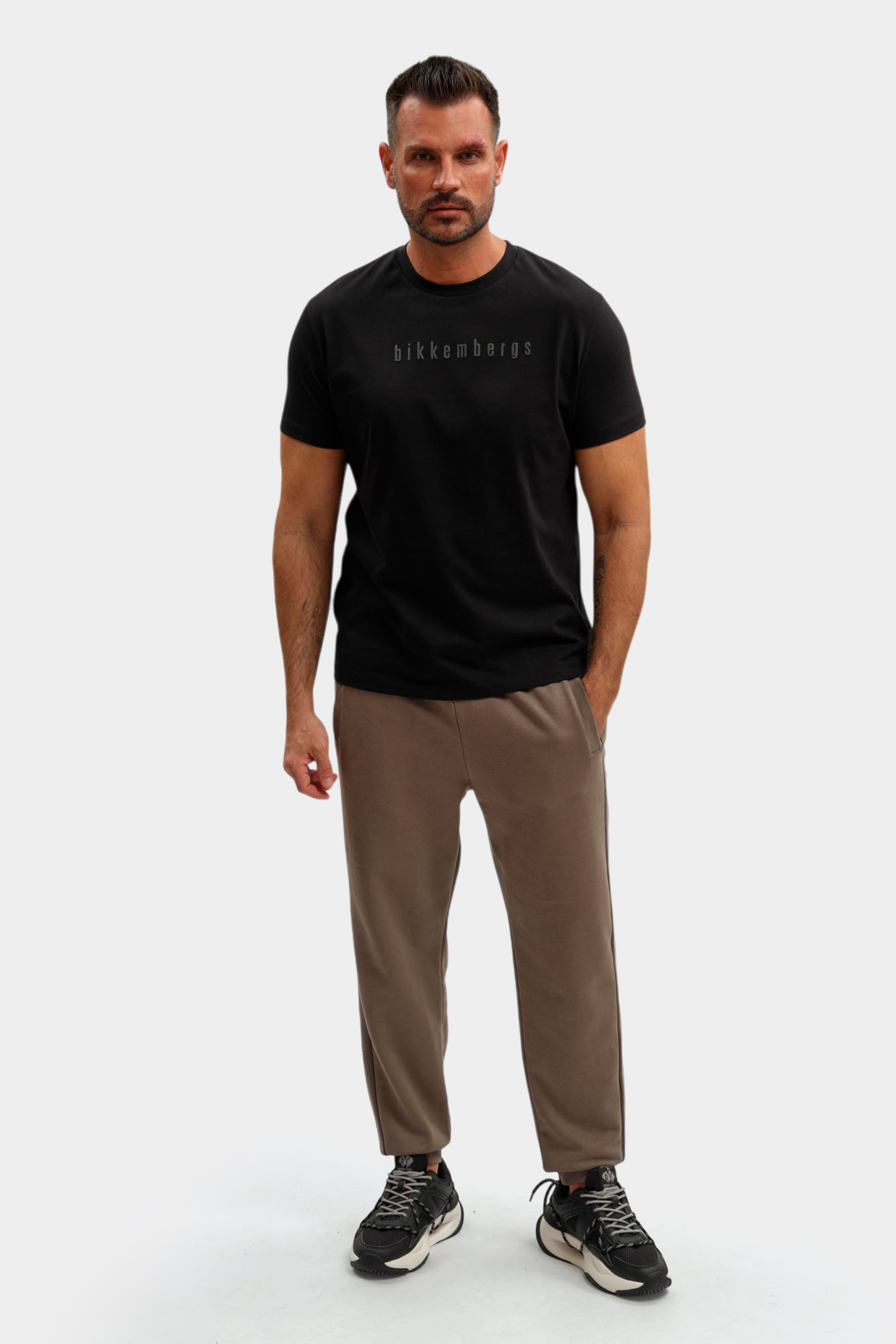 BMT1586 Футболка Bikkembergs Черный