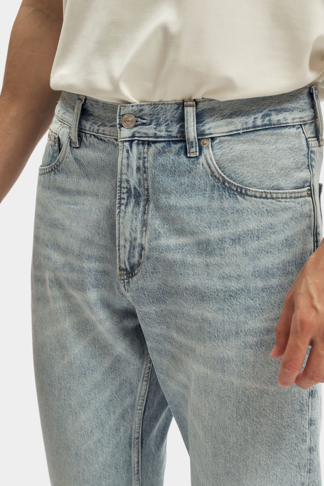 J30J327163 Брюки джинсовые Calvin Klein Jeans Белый