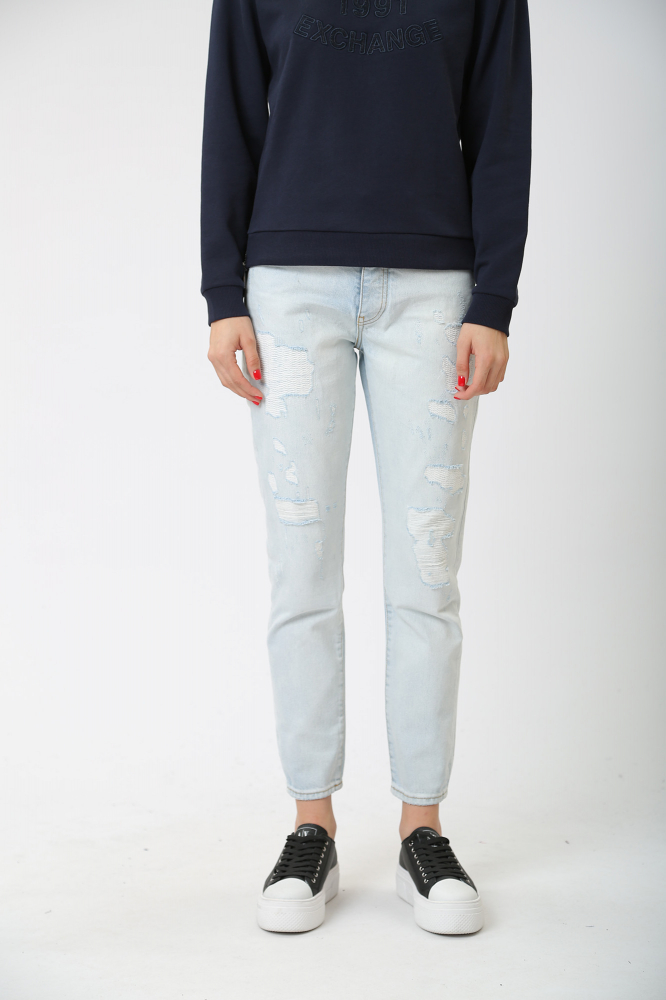 Футболка Armani Exchange Хлопок Белый