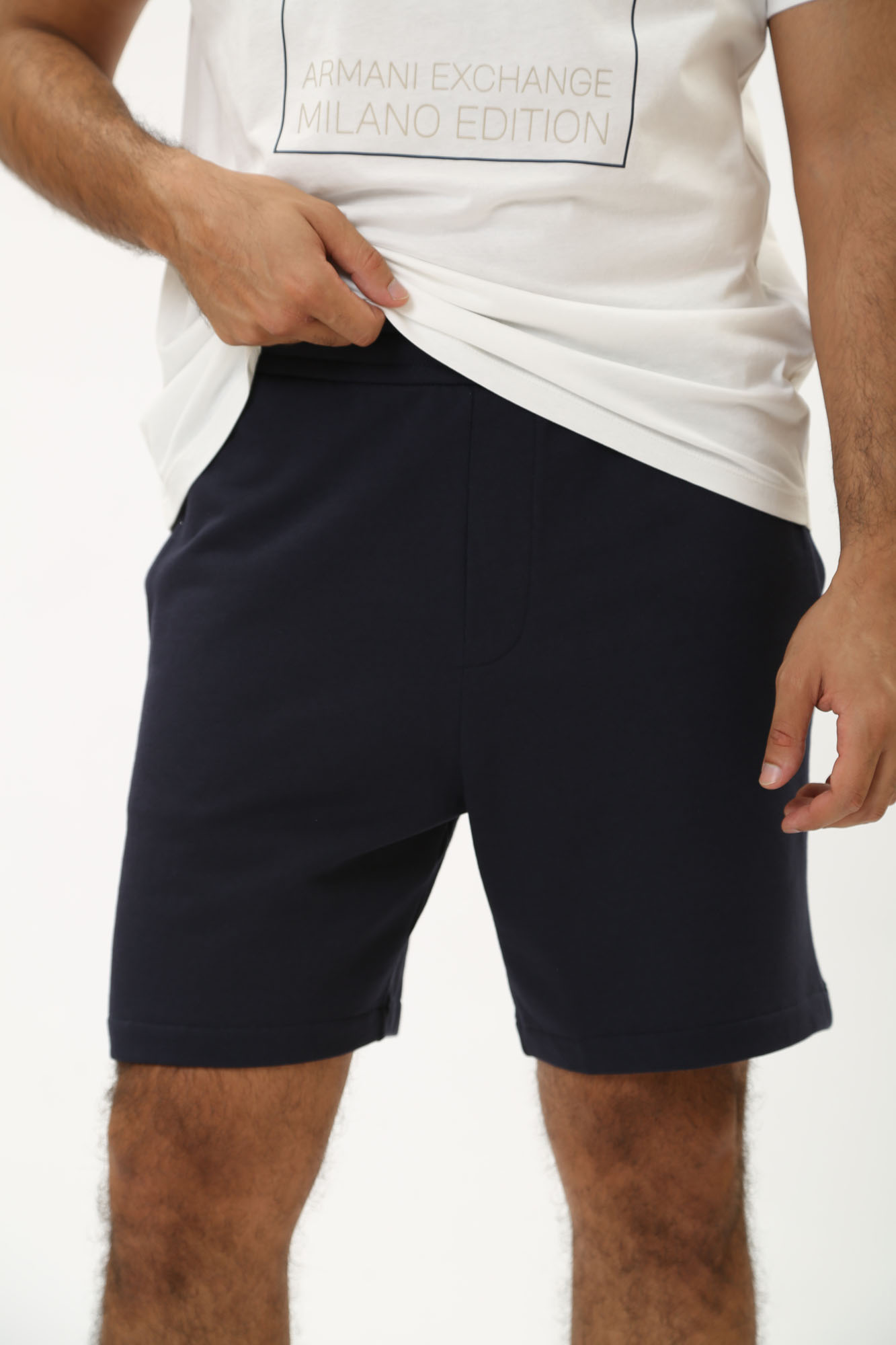 3DZSHH_ZJGGZ Шорты трикотажные Armani Exchange Синий