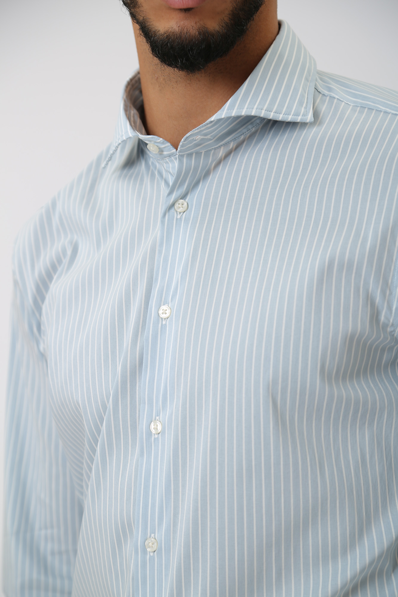 30038634_10016541 Сорочка д/р Strellson Синий