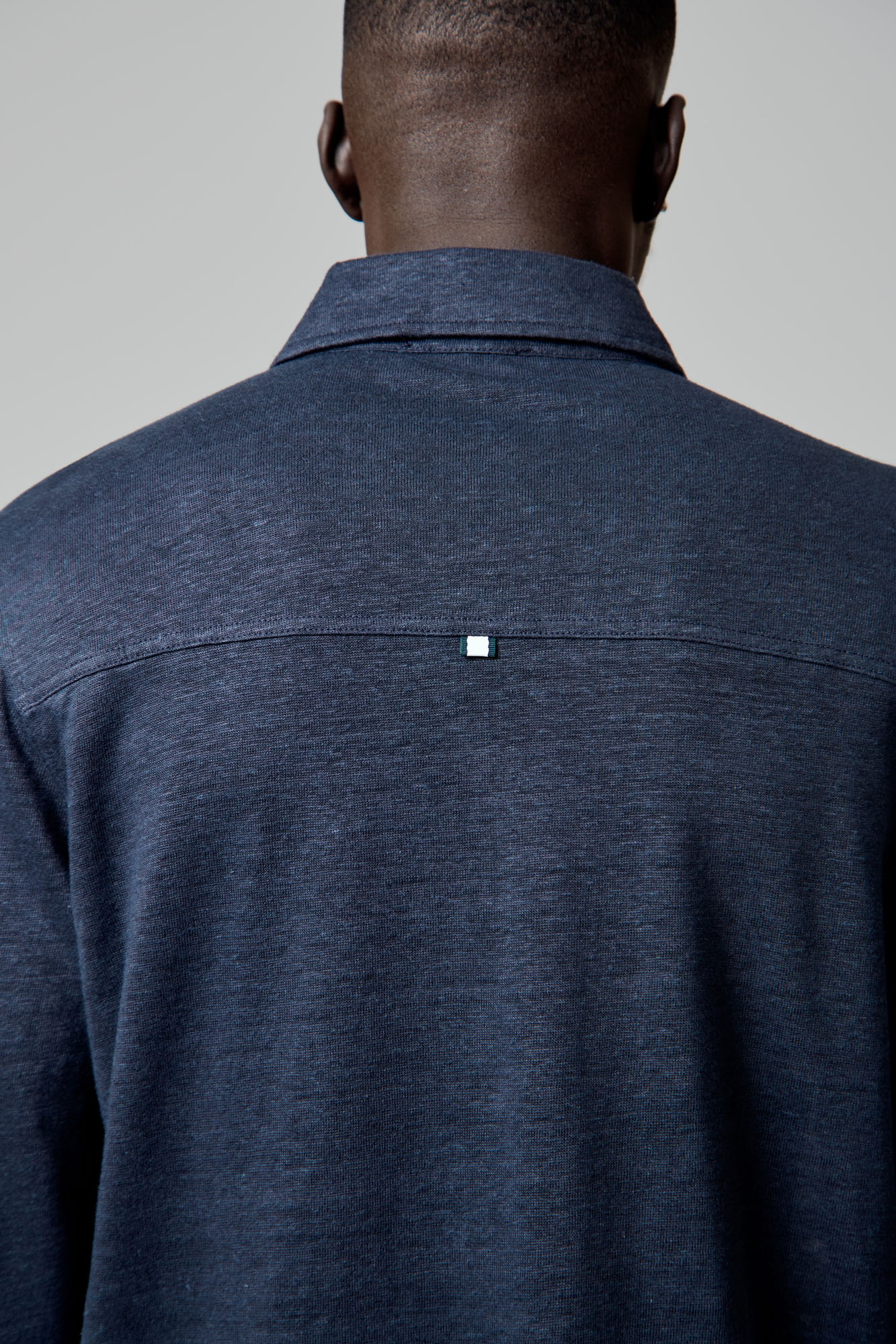 VM-OMA-55-383 Поло с длинным рукавом Van Mich Синий