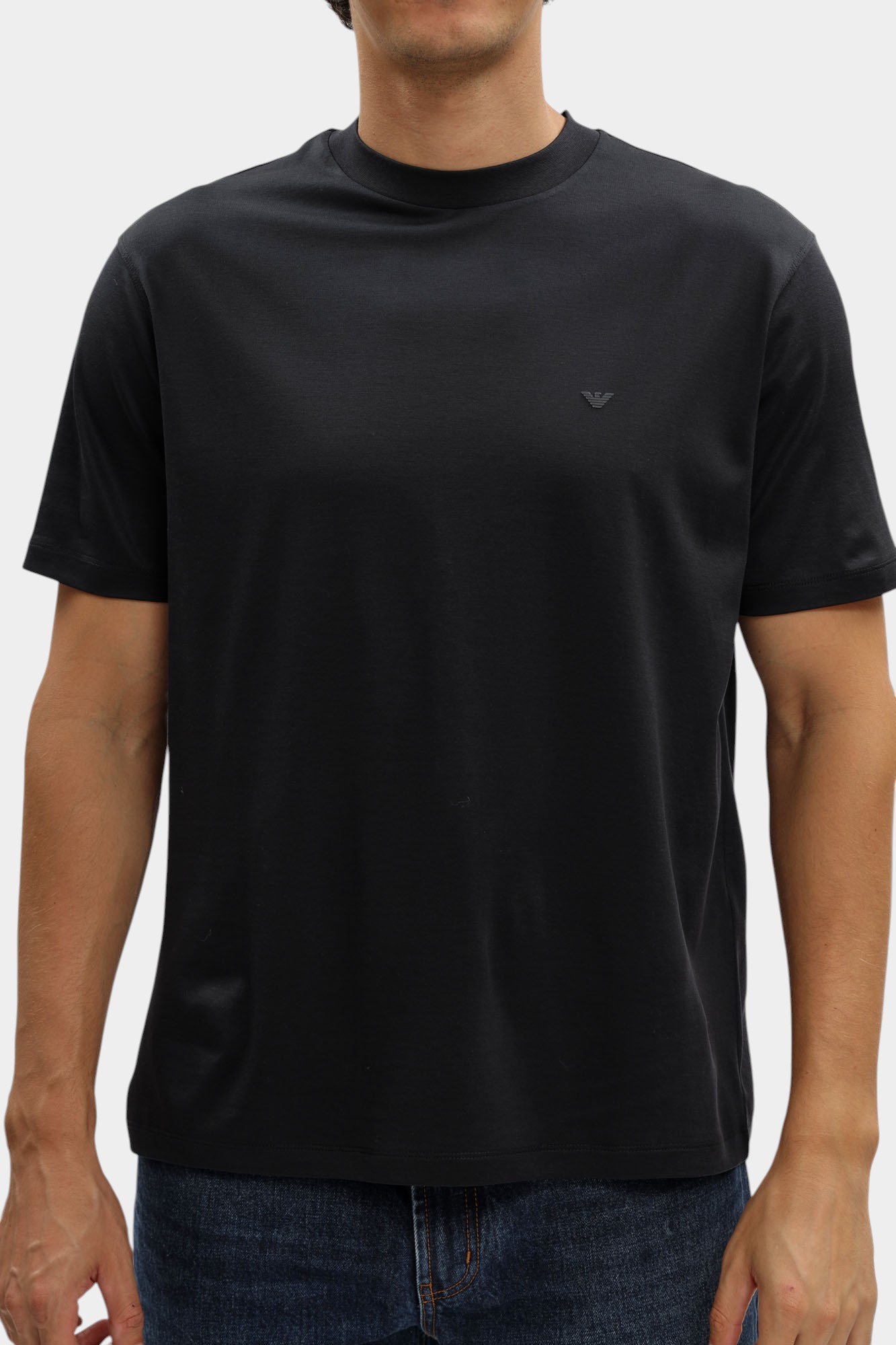 EM003137_ AF10761 Футболка Emporio Armani Голубой