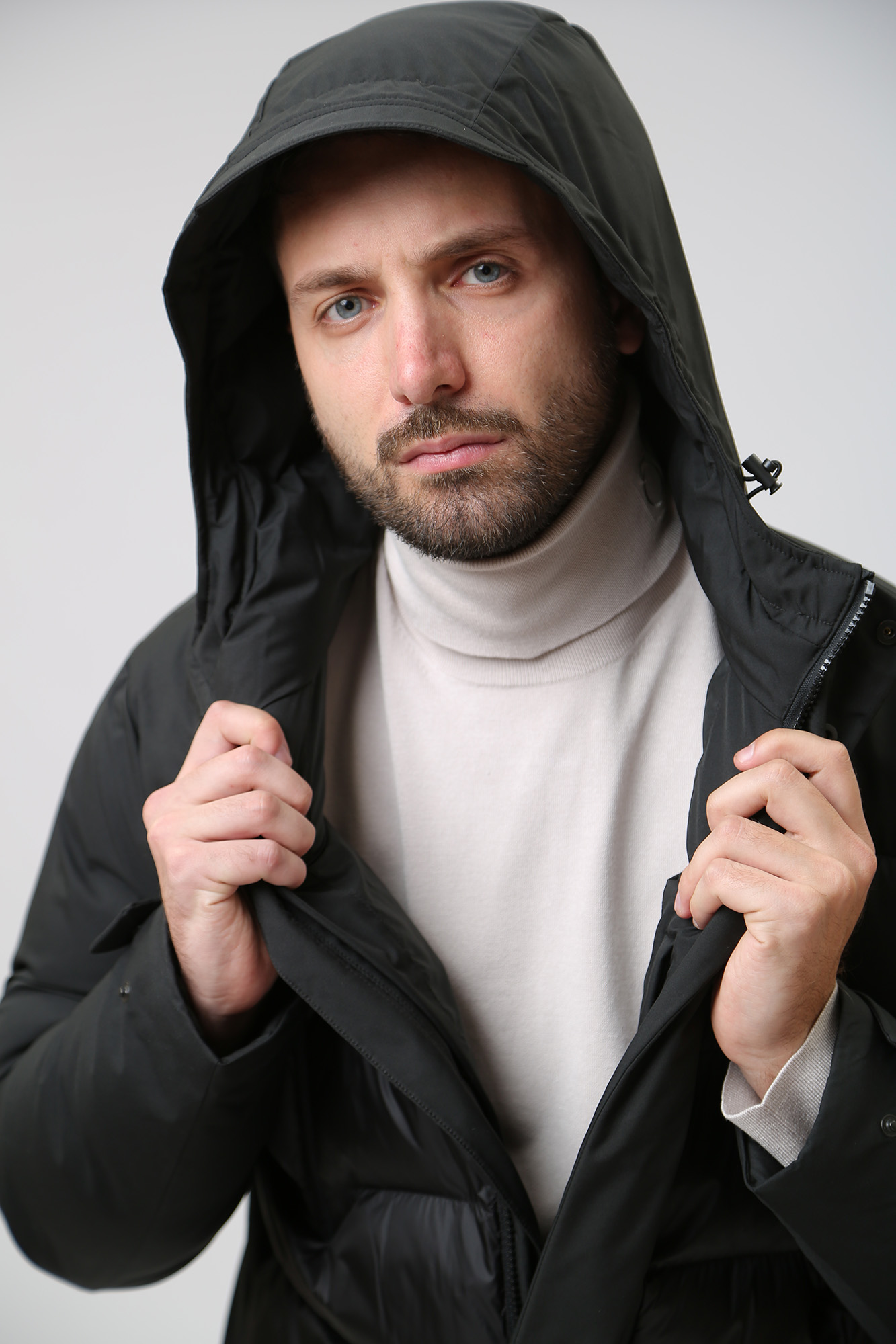 M3628KTC175F Пуховик удлиненный Geox Черный