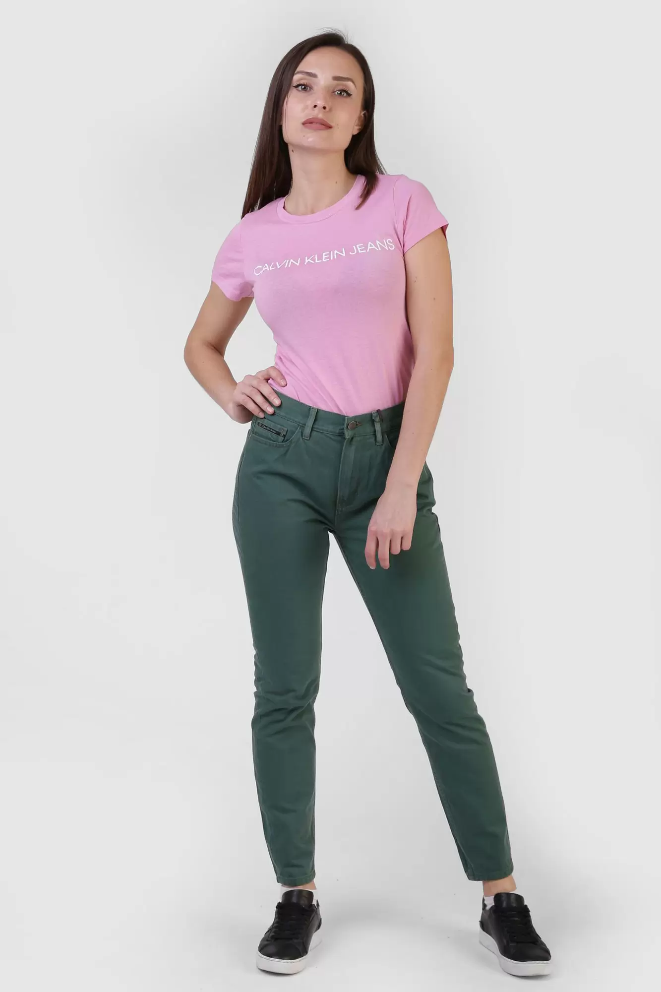 J20J206834 джинсы high rise slim calvin klein jeans 
