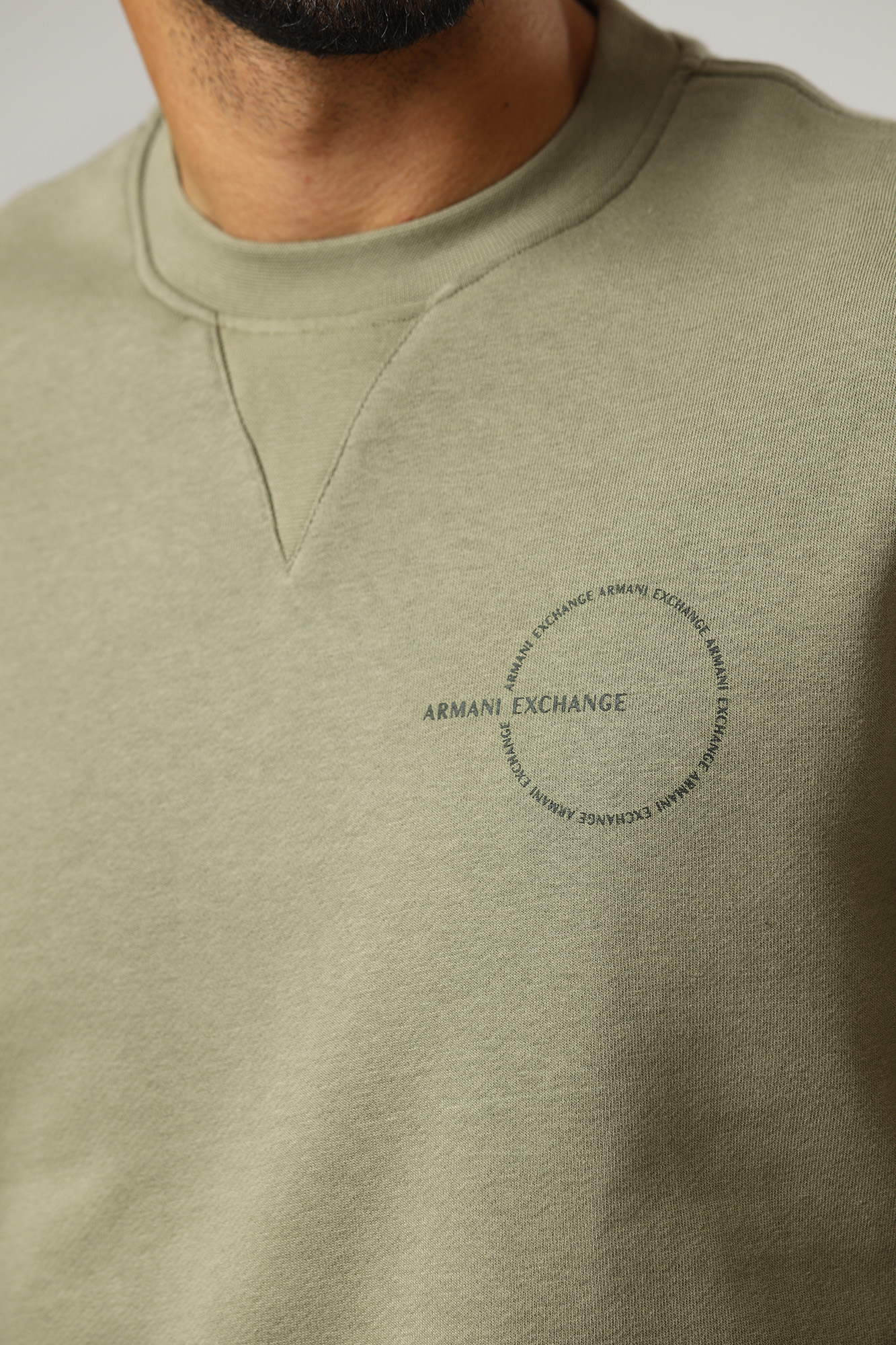 6LZMAC_ZJBXZ Свитшот Armani Exchange Бежевый