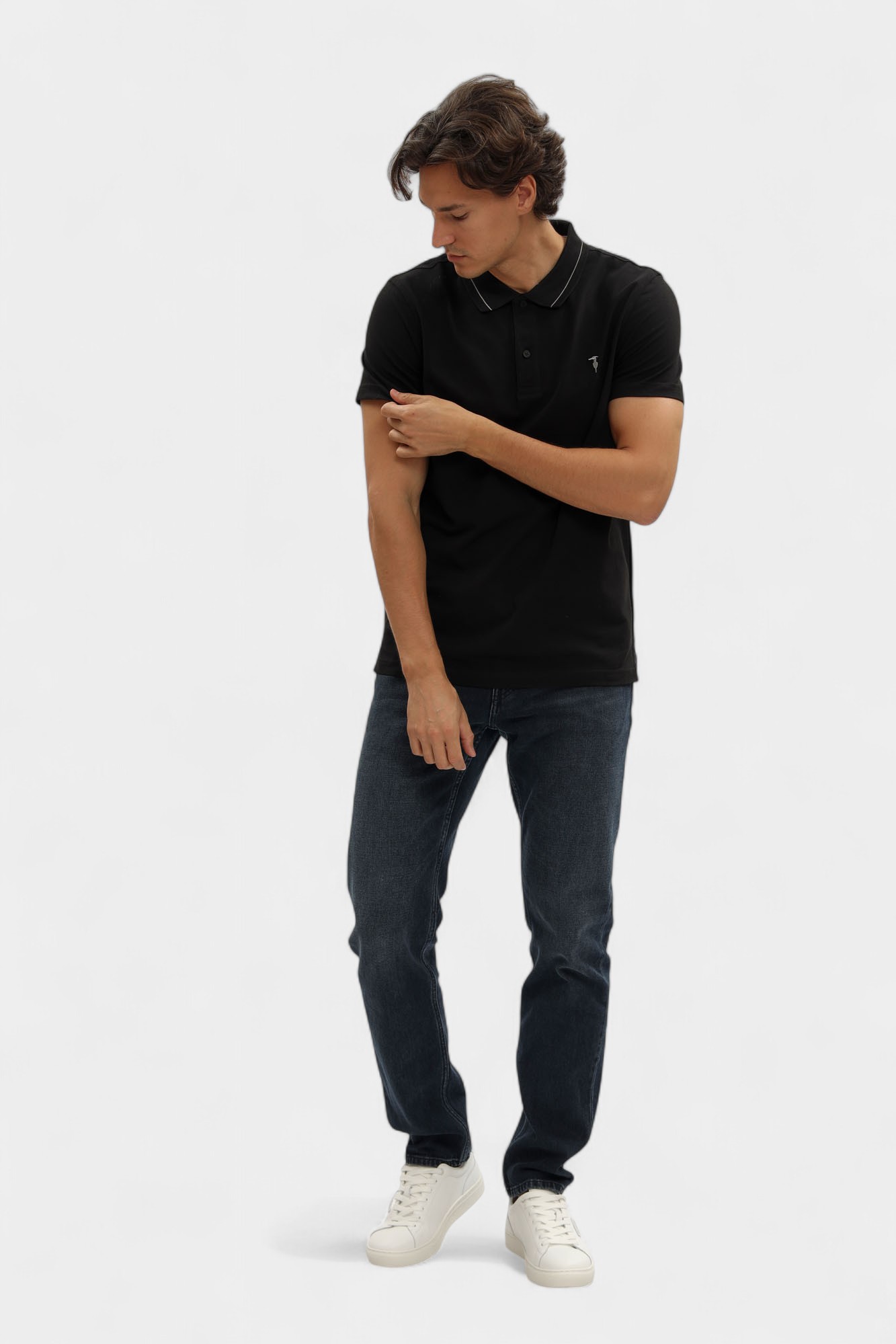 G5018000026N-MTP02J91-83Y1 Поло Trussardi Черный