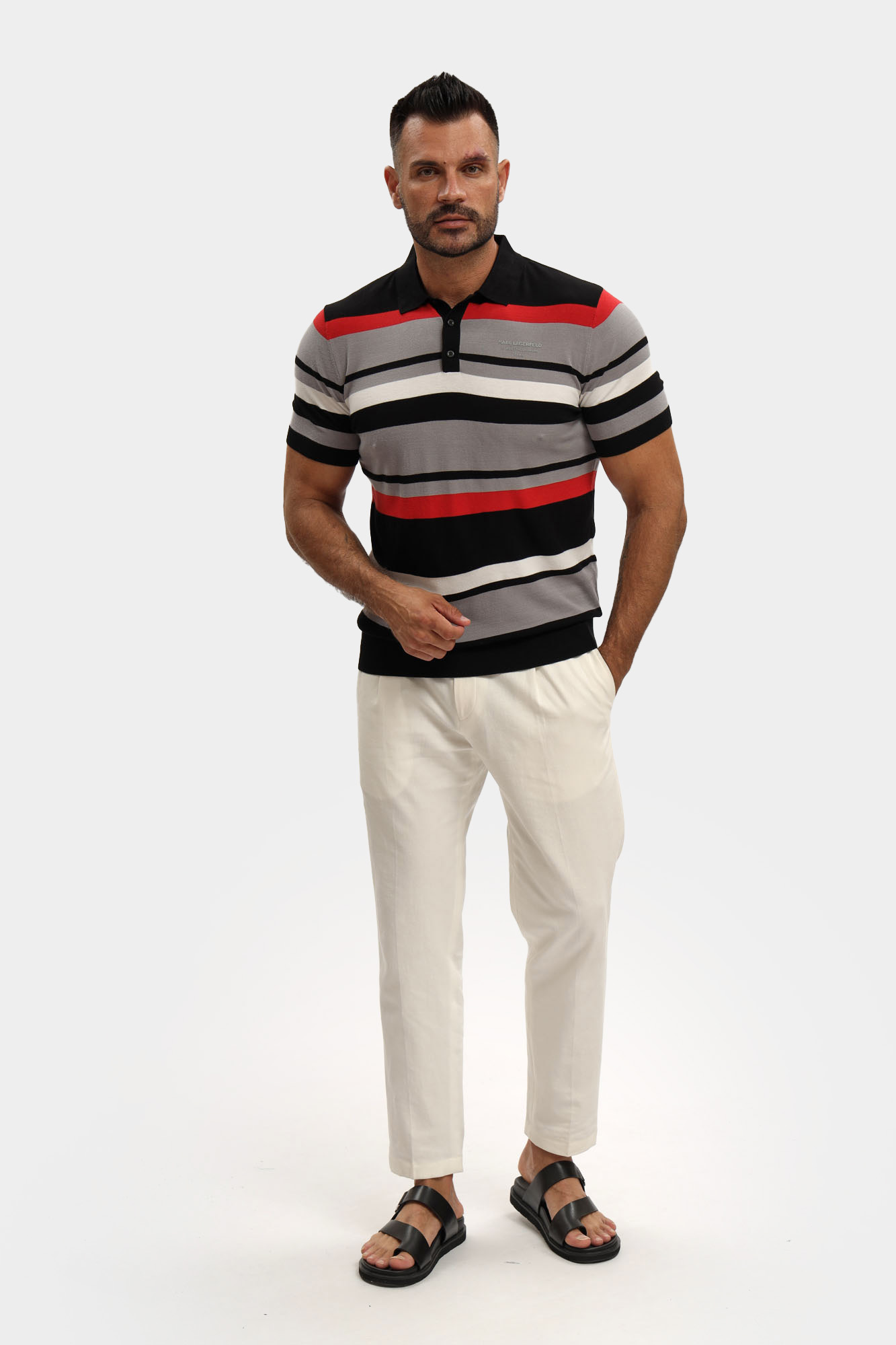 553302_655015 Поло трикотажное Karl Lagerfeld Мультиколор