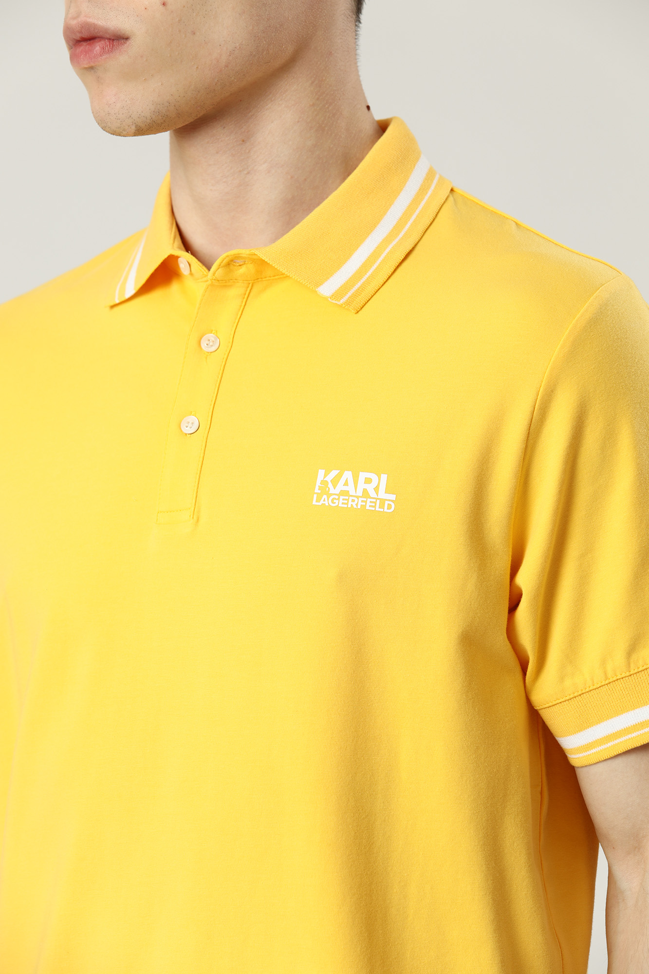 521221_745083 Поло Karl Lagerfeld Желтый