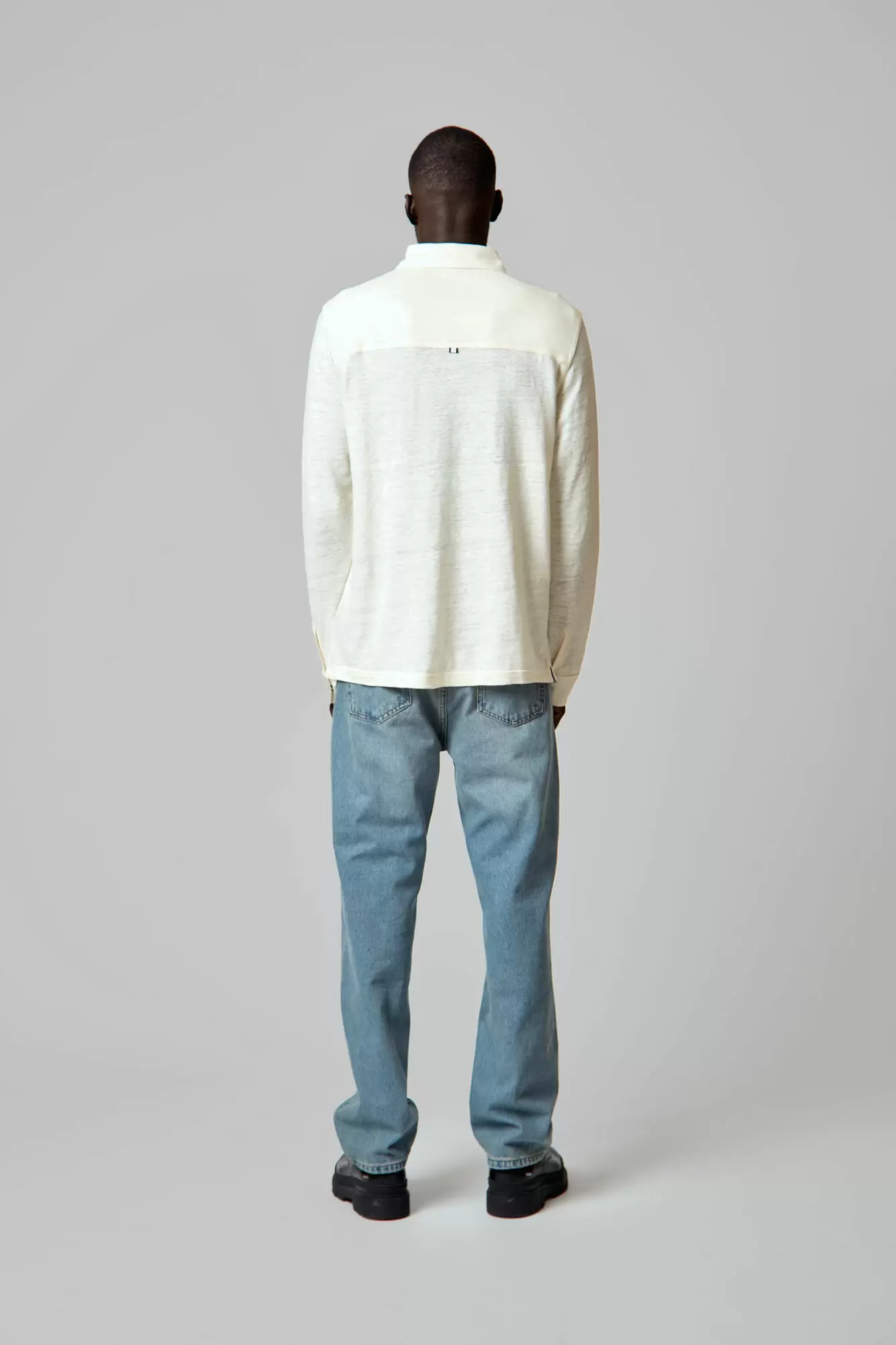 VM-OMA-55-383 Поло с длинным рукавом Van Mich Белый