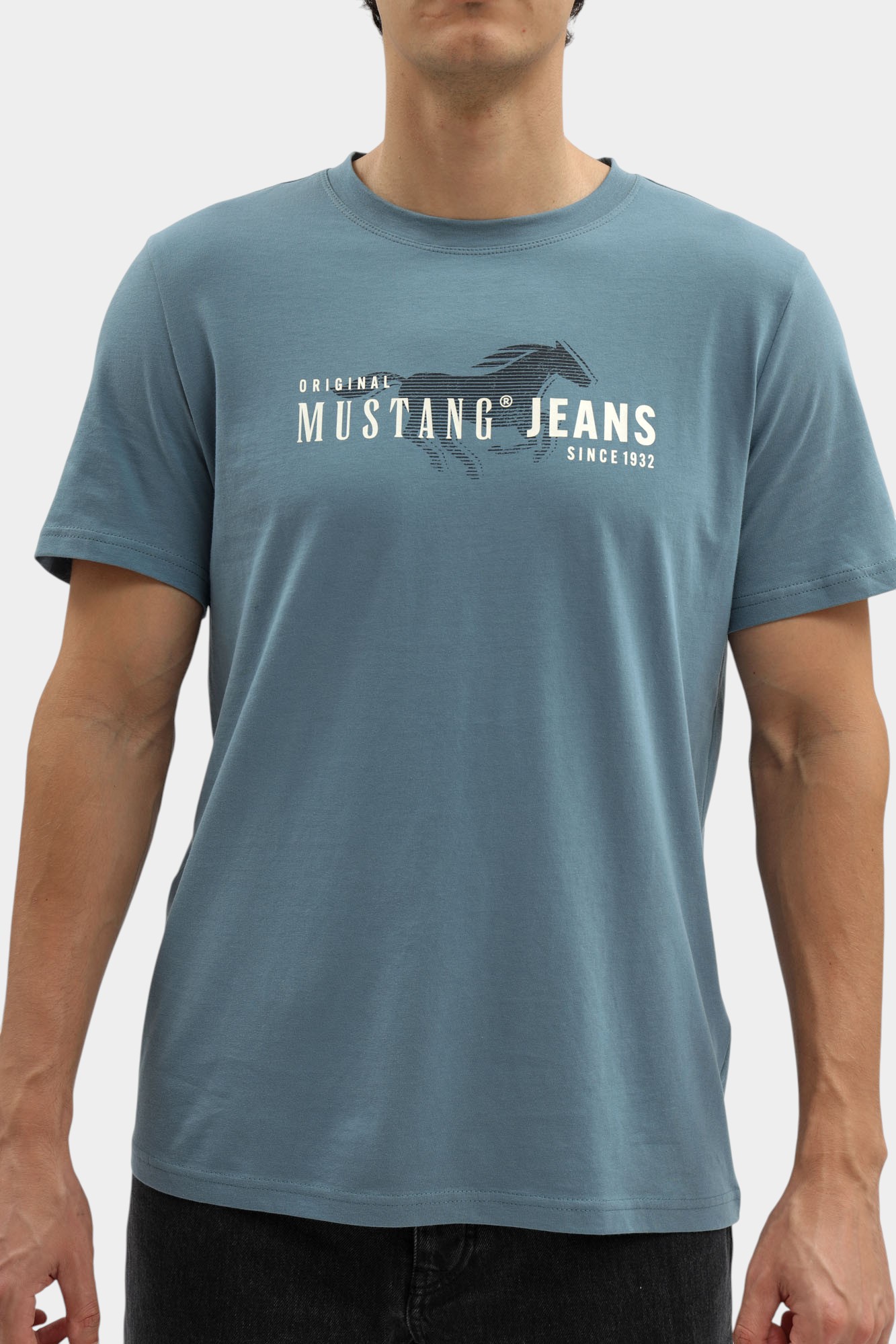 1016854 Футболка Mustang Синий