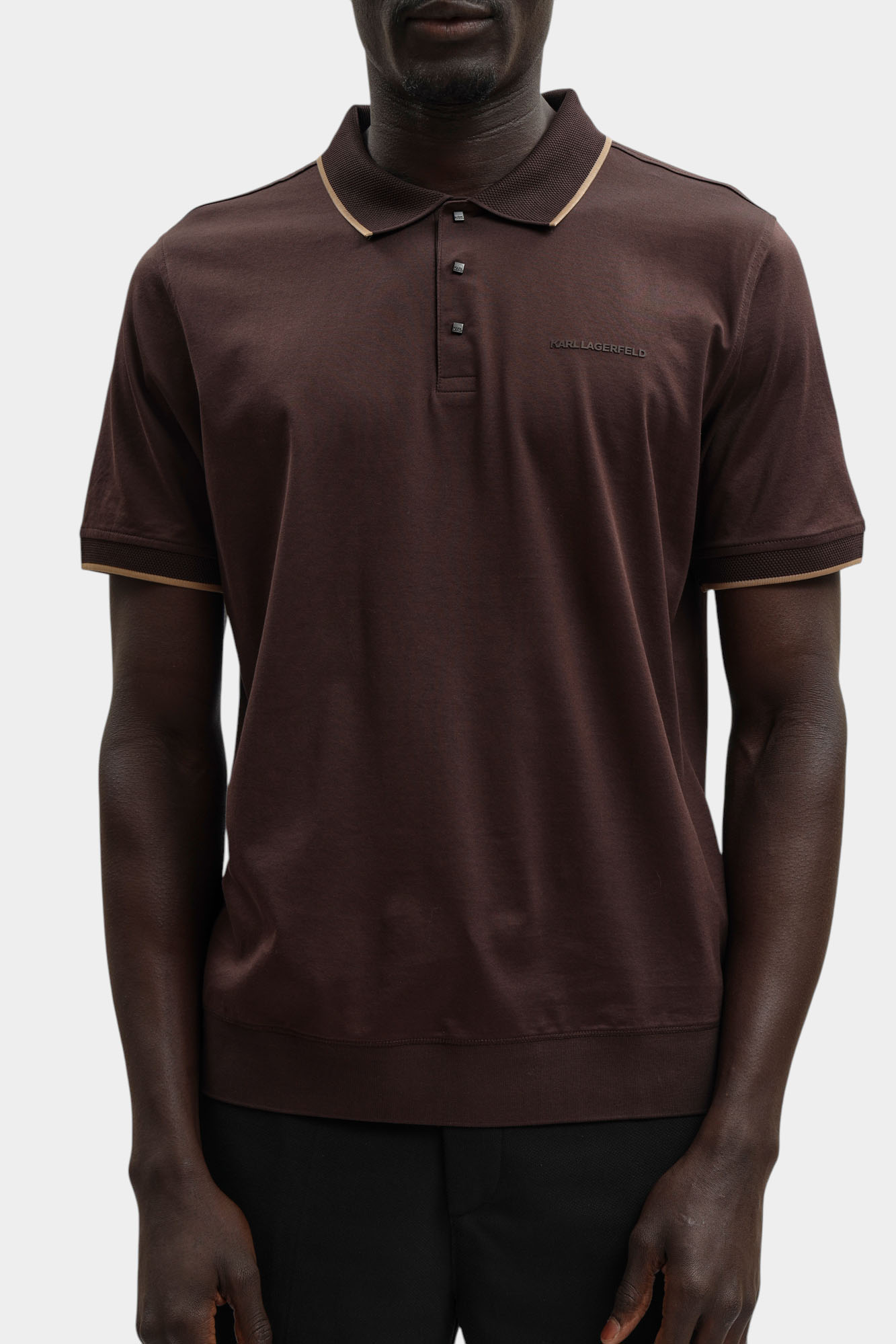 561200_745080 Поло Karl Lagerfeld Коричневый