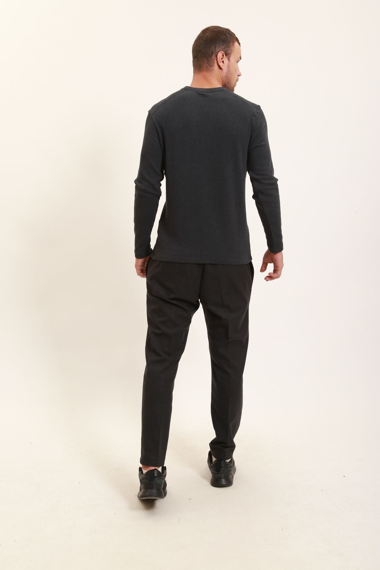 30028028_10012113 Футболка лонгслив Strellson Серый