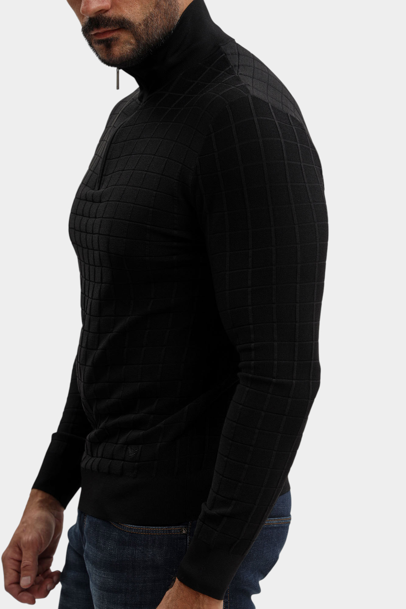 EM003501_ AF14853 Водолазка Emporio Armani Черный