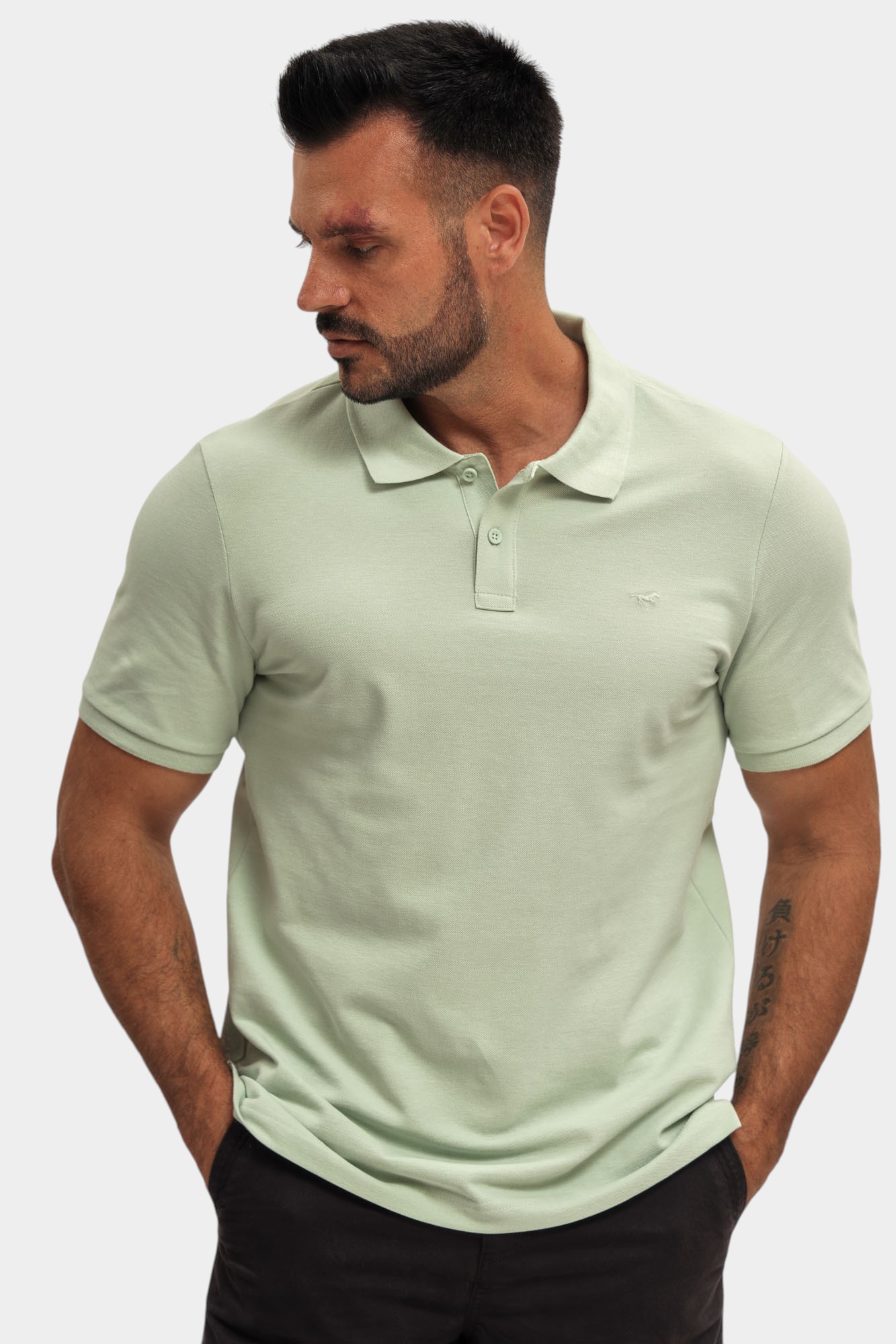 1016503 Поло Mustang Зеленый