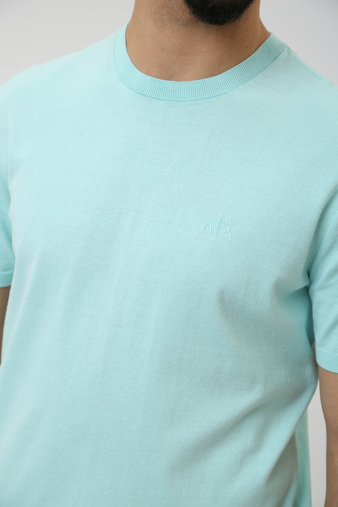 8NZM5C_ZM3JZ Футболка трикотажная Armani Exchange Серый