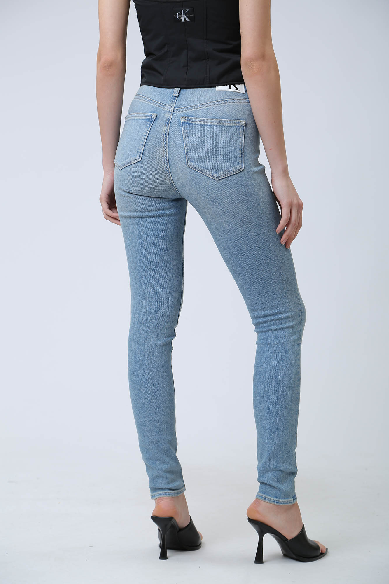 J20J222142 джинсы high rise skinny  calvin klein jeans 