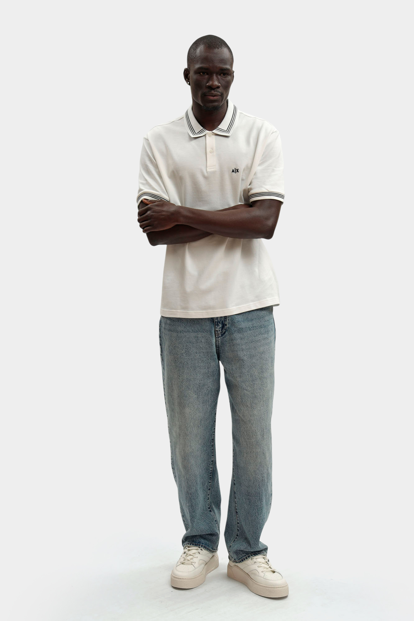 XM002343_AF10366 Поло Armani Exchange Белый