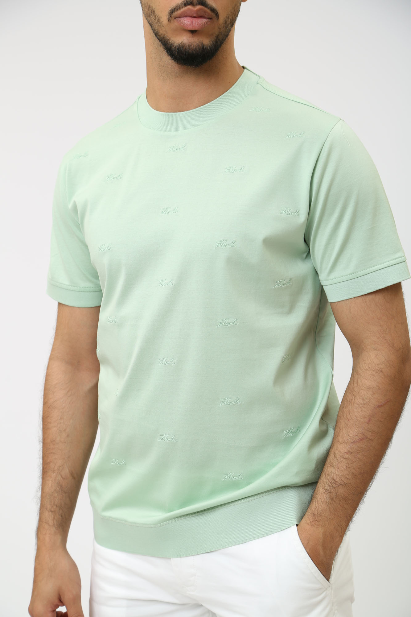 Футболка Karl Lagerfeld Зеленый